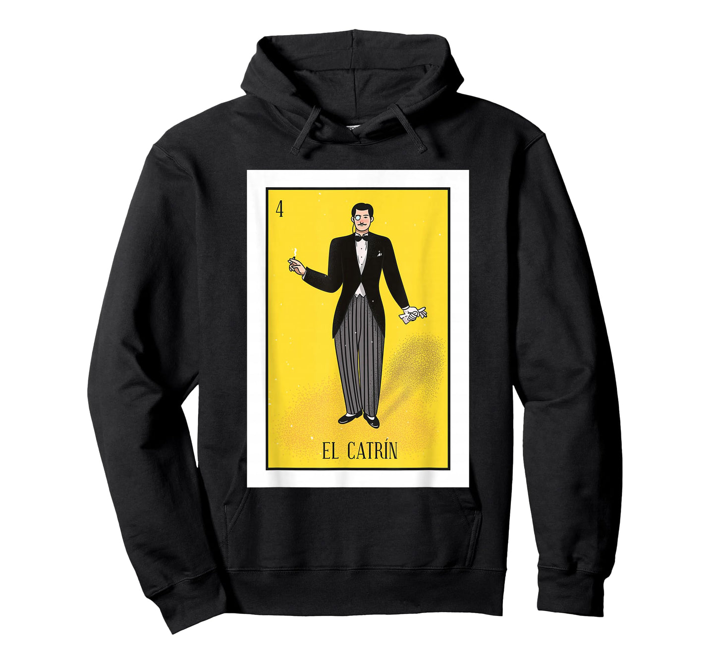 El Catrin Lottery Gift The Gentleman Card Mexican Lottery T-Shirt