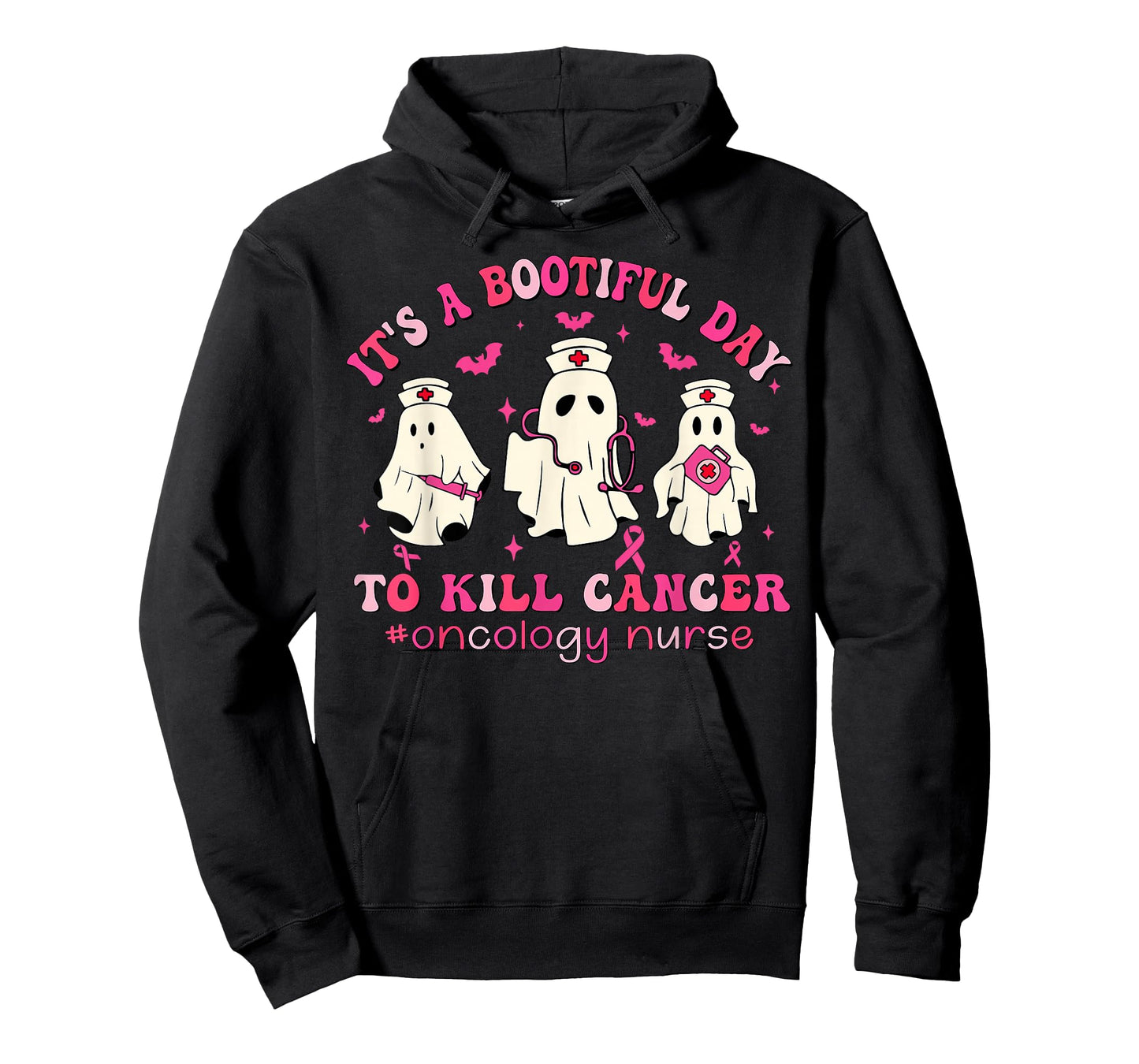 It's A Bootiful Day To Kill Cancer Oncology Nurse Halloween T-Shirt