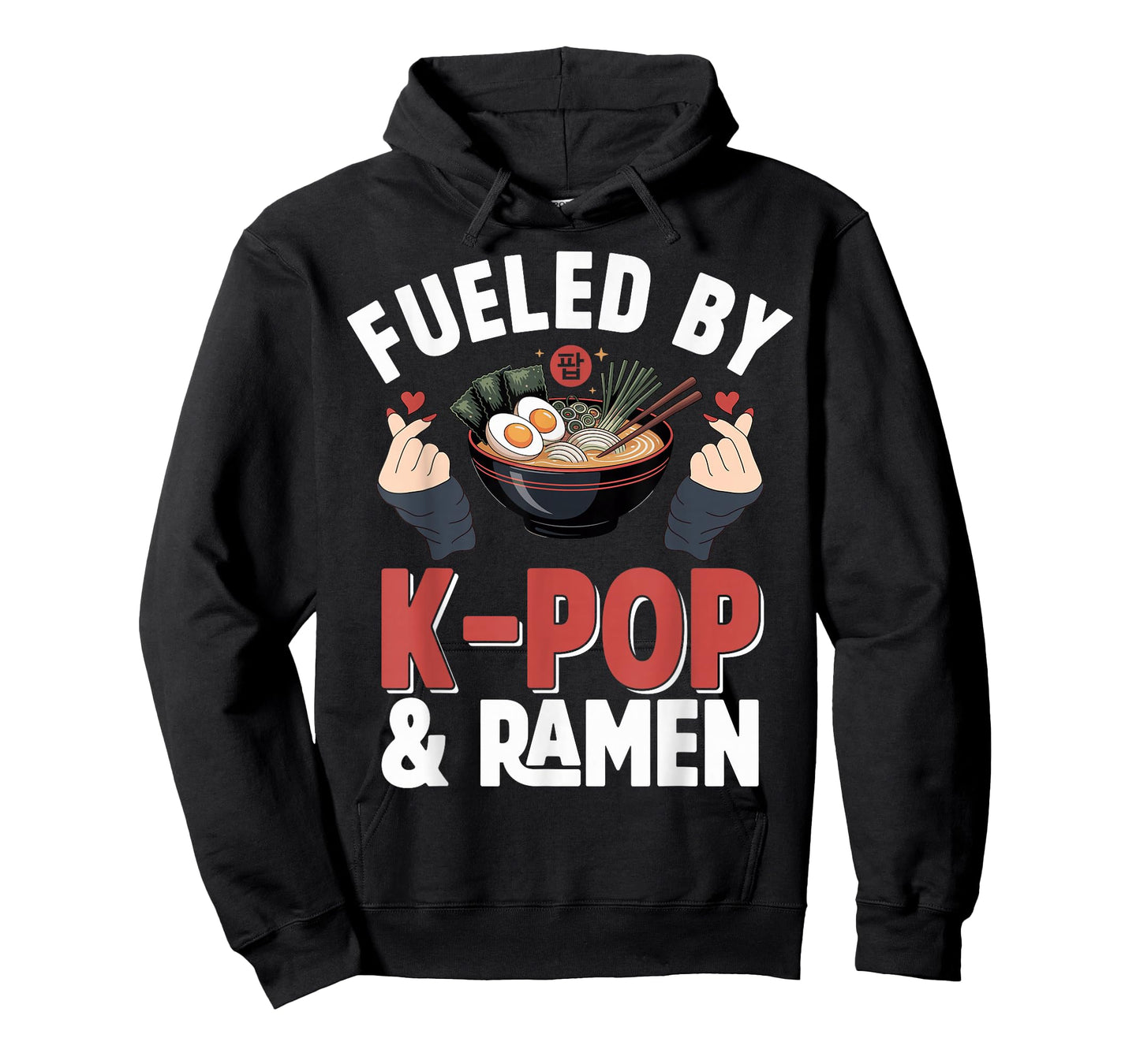 Ramen Kpop Fueled by K-Pop & Ramen K Pop T-Shirt