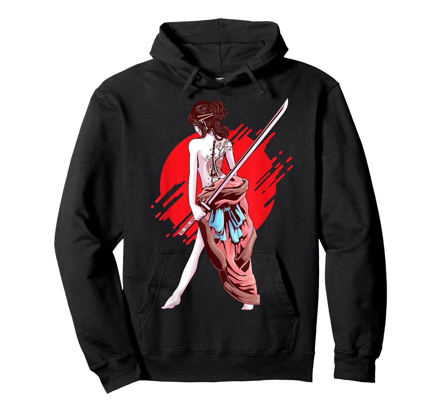 Samurai Girl Japanese Art Anime T-Shirt