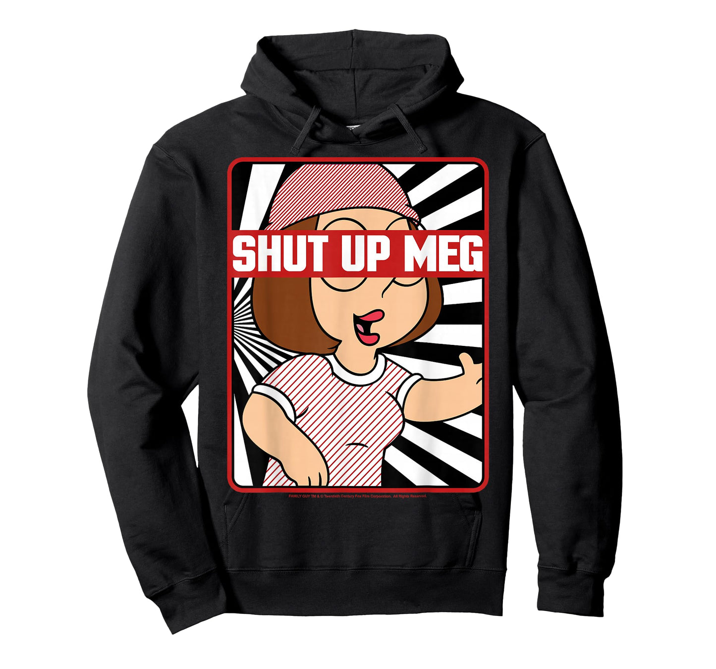 Family Guy Shut Up Meg Censure Big Chest Portrait T-Shirt
