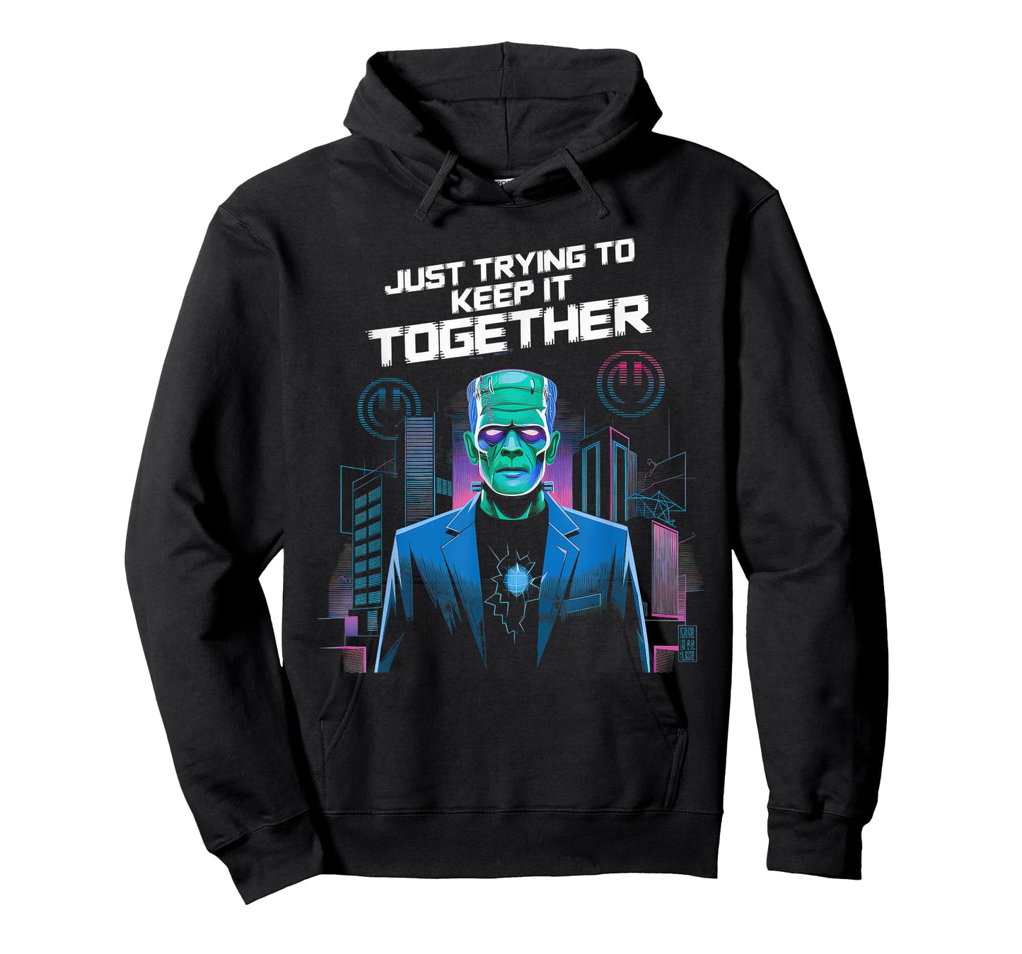Just Trying to Keep It Together Shirt Halloween Frankenstein T-Shirt