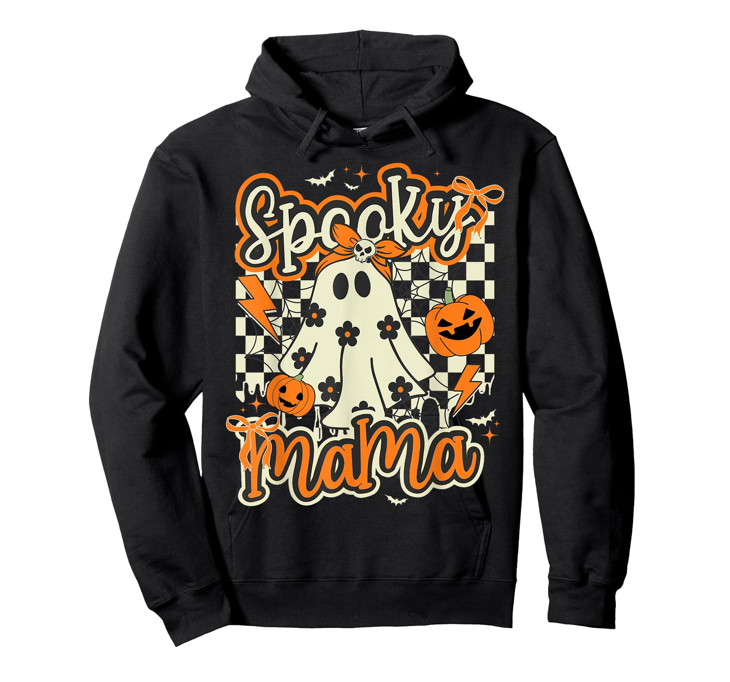 Spooky Mama Shirt Women Ghost Mom Halloween T-Shirt