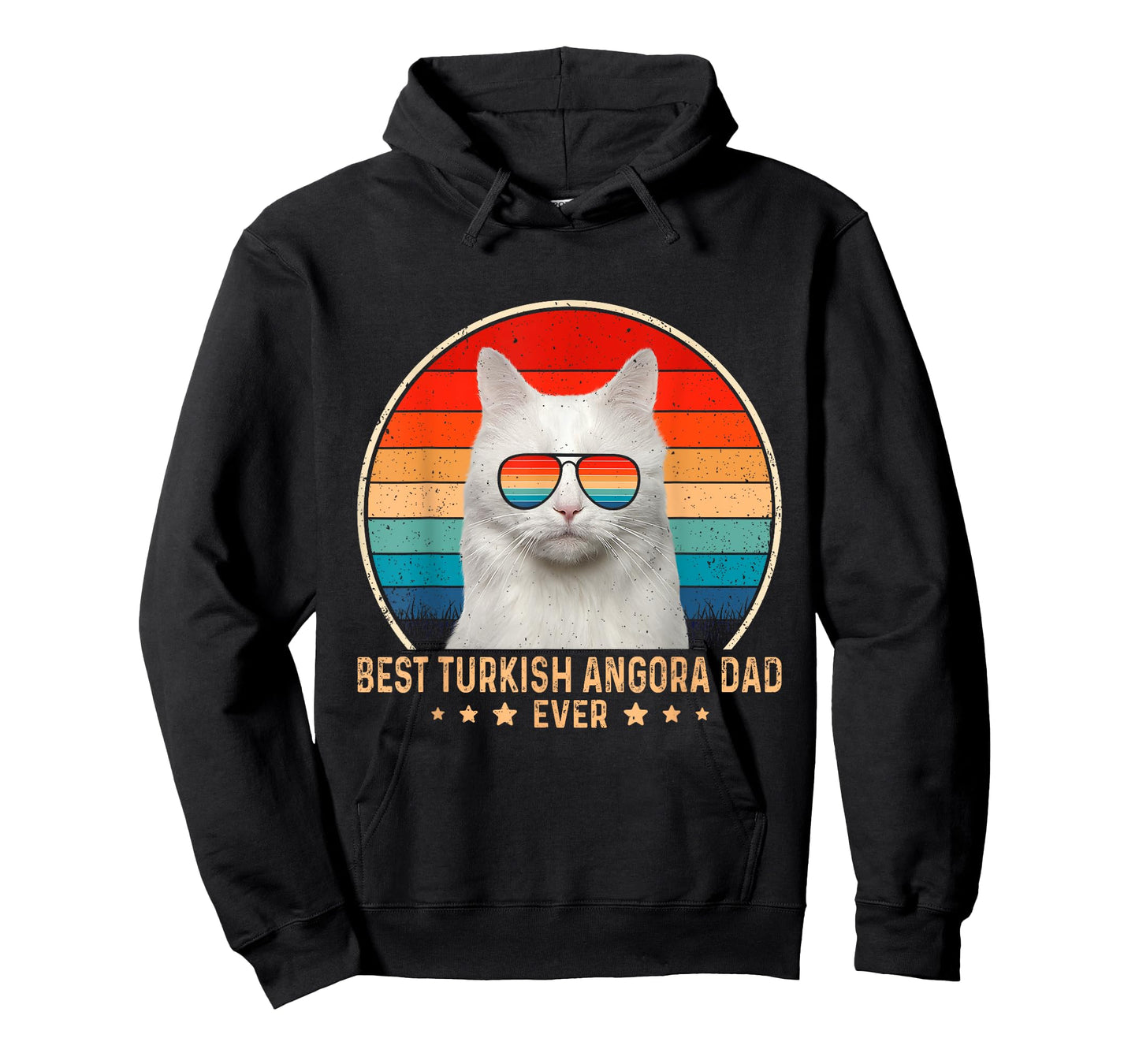 Vintage Best Turkish Angora Dad Ever Father's Day Mens T-Shirt