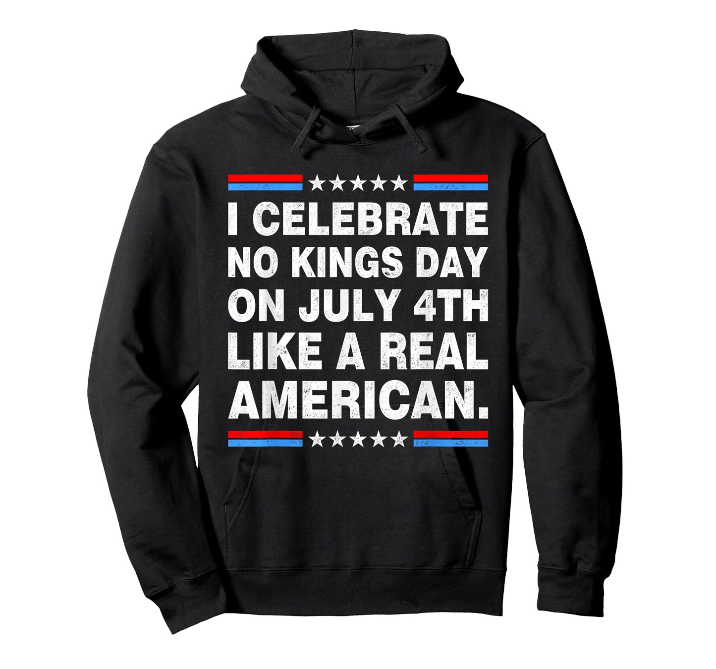 I Celebrate No Kings Day On July 4th Like A Real American T-Shirt