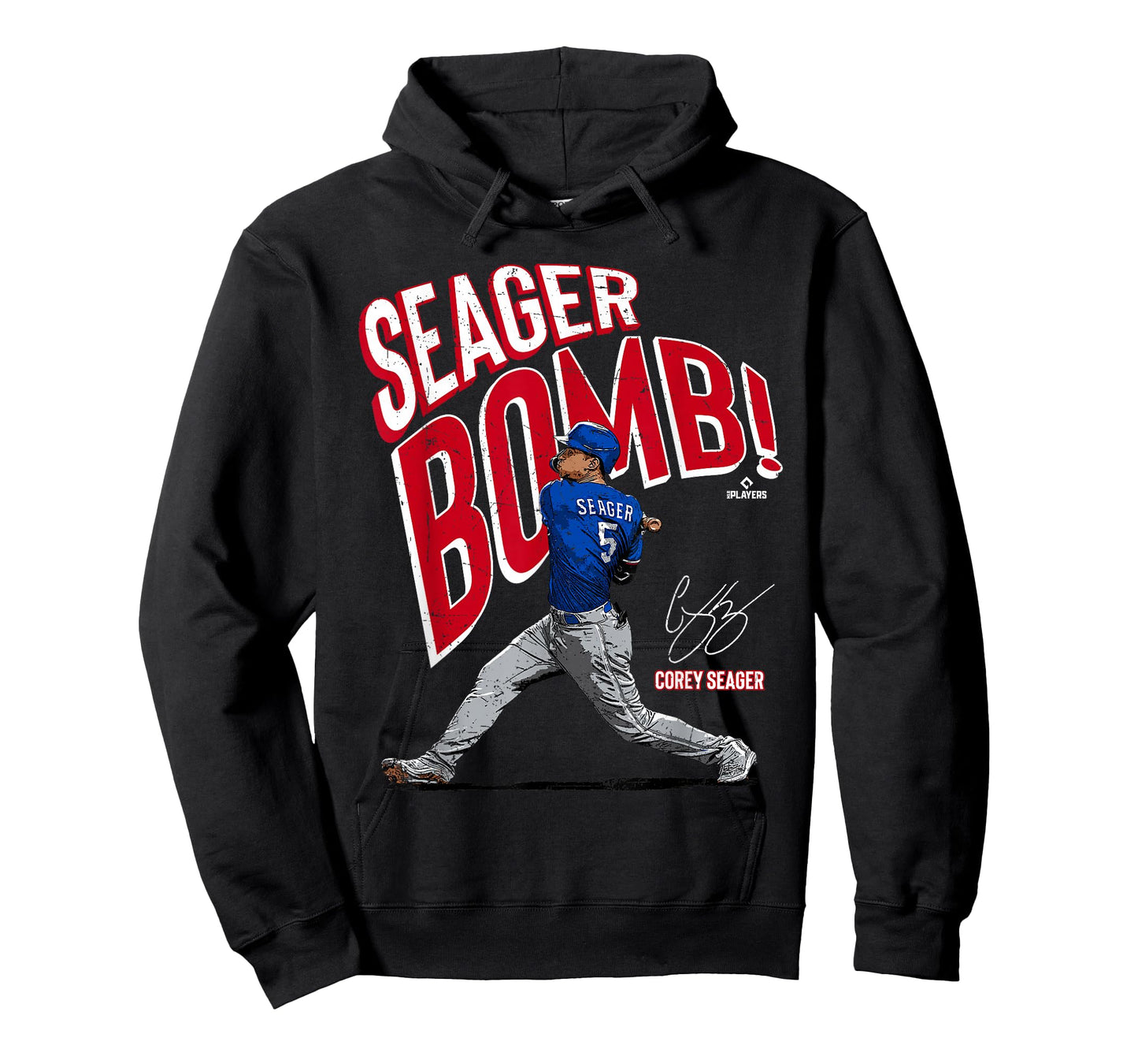 Seagerbomb Corey Seager Texas MLBPA T-Shirt