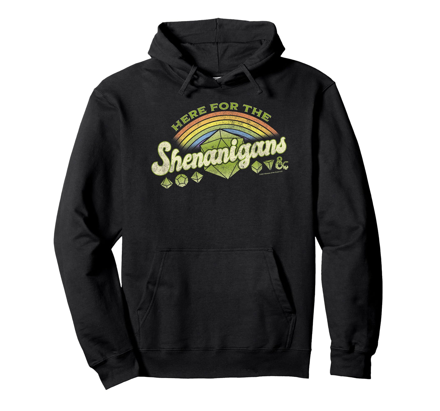 Dungeons & Dragons Here For The Shenanigans St. Patrick's T-Shirt