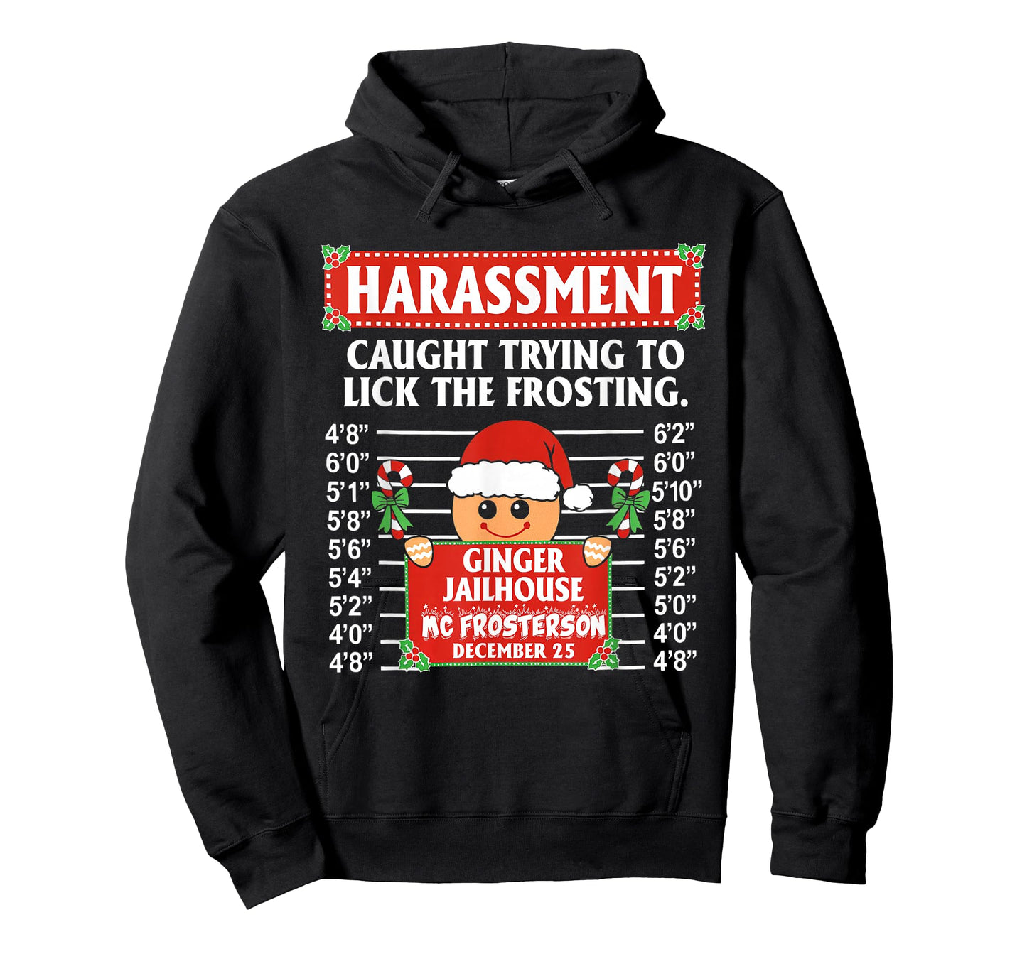 Gingerbread Christmas Licking Frosting Funny Pun T-Shirt