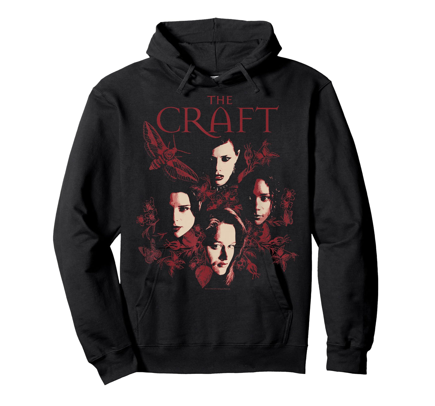 The Craft Earth Witch Red Flowers Goth 90's Movie T-Shirt