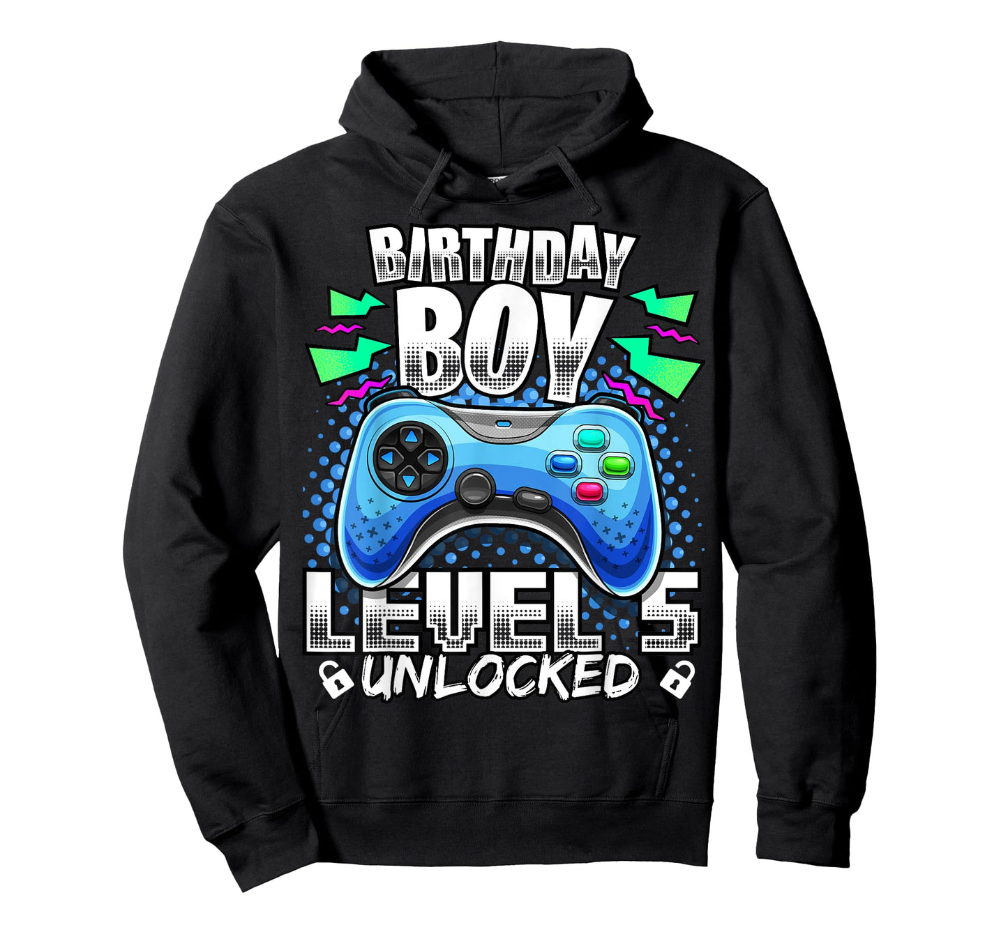 Level 5 Unlocked Video Game 5th Birthday Gamer Gift Boys T-Shirt