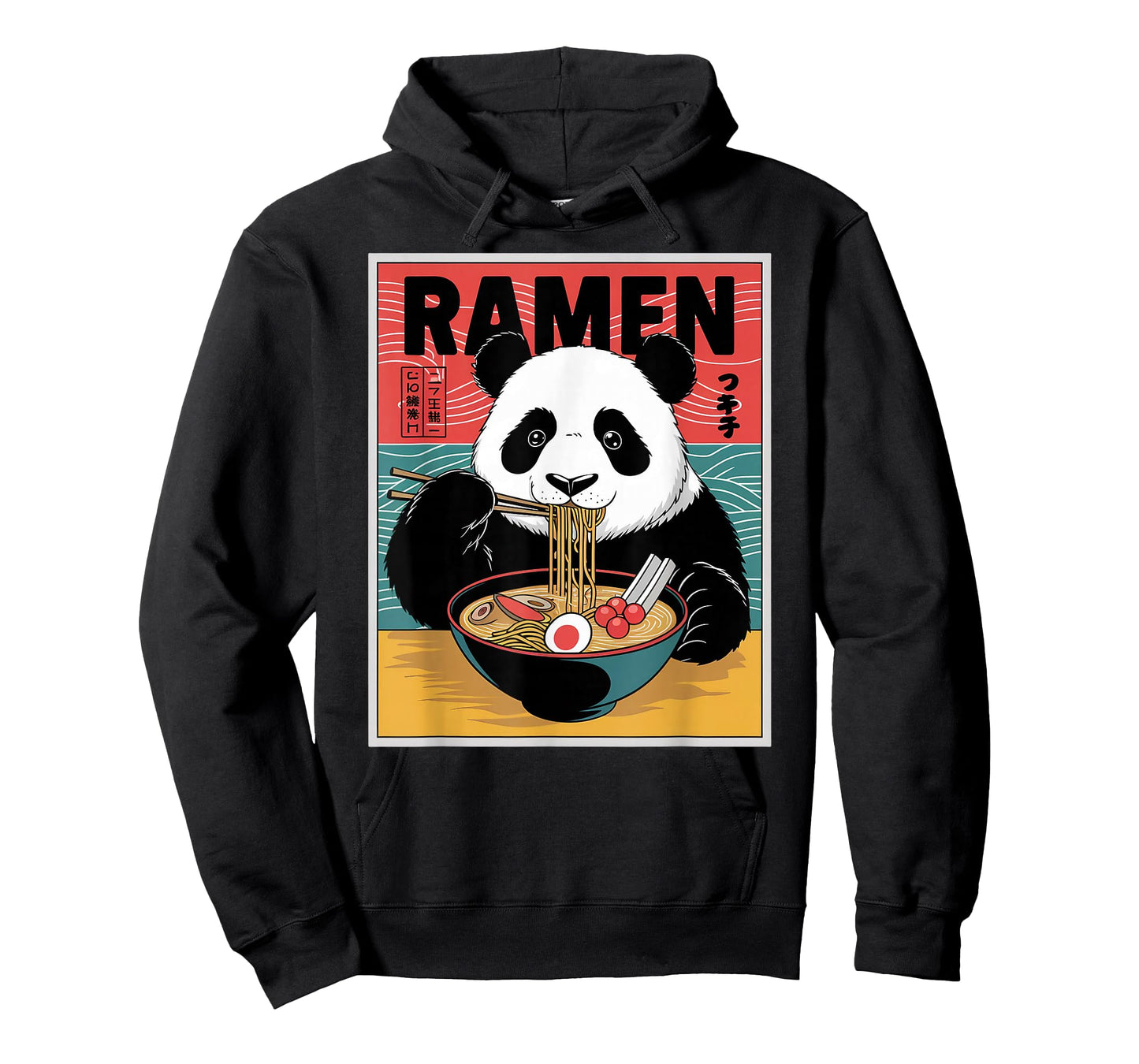 Anime Panda Manga Kawaii Otaku Neko Japanese Ramen Panda T-Shirt
