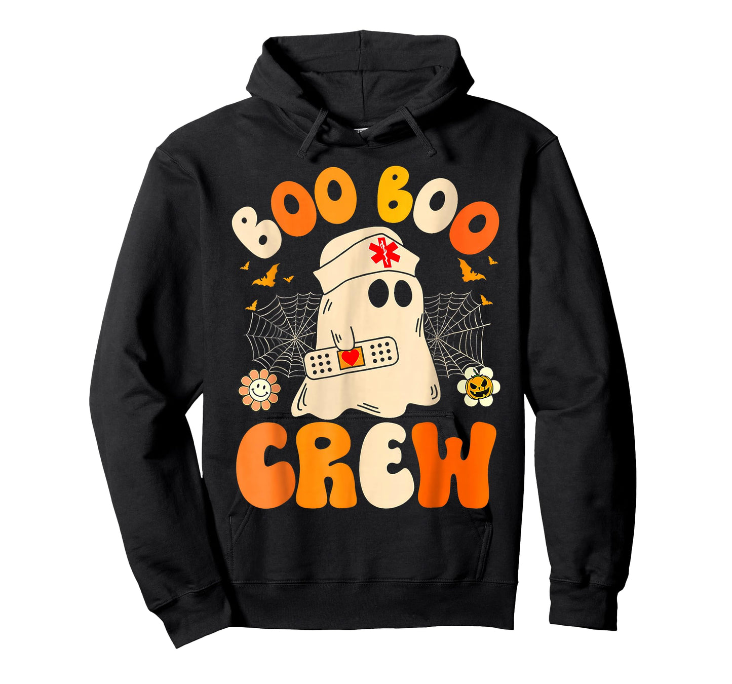 Groovy Boo Boo Crew Nurse Ghost Halloween Nurse T-Shirt