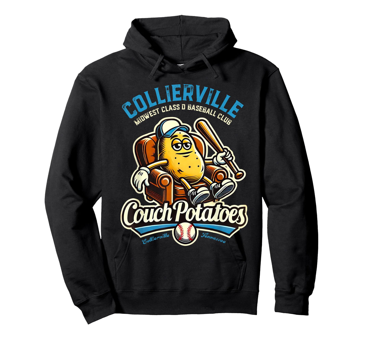 Minor League Baseball Collierville Couch Potatoes T-Shirt