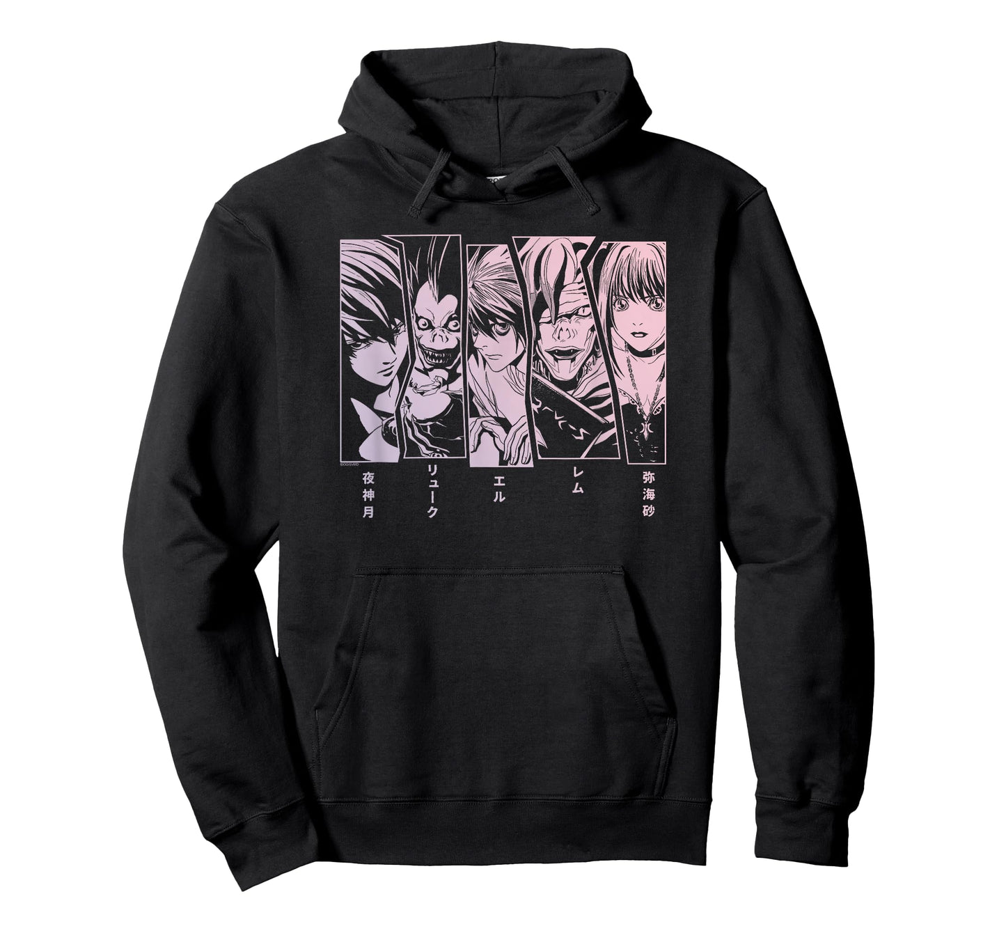 Death Note 5 Panel Faces T-Shirt