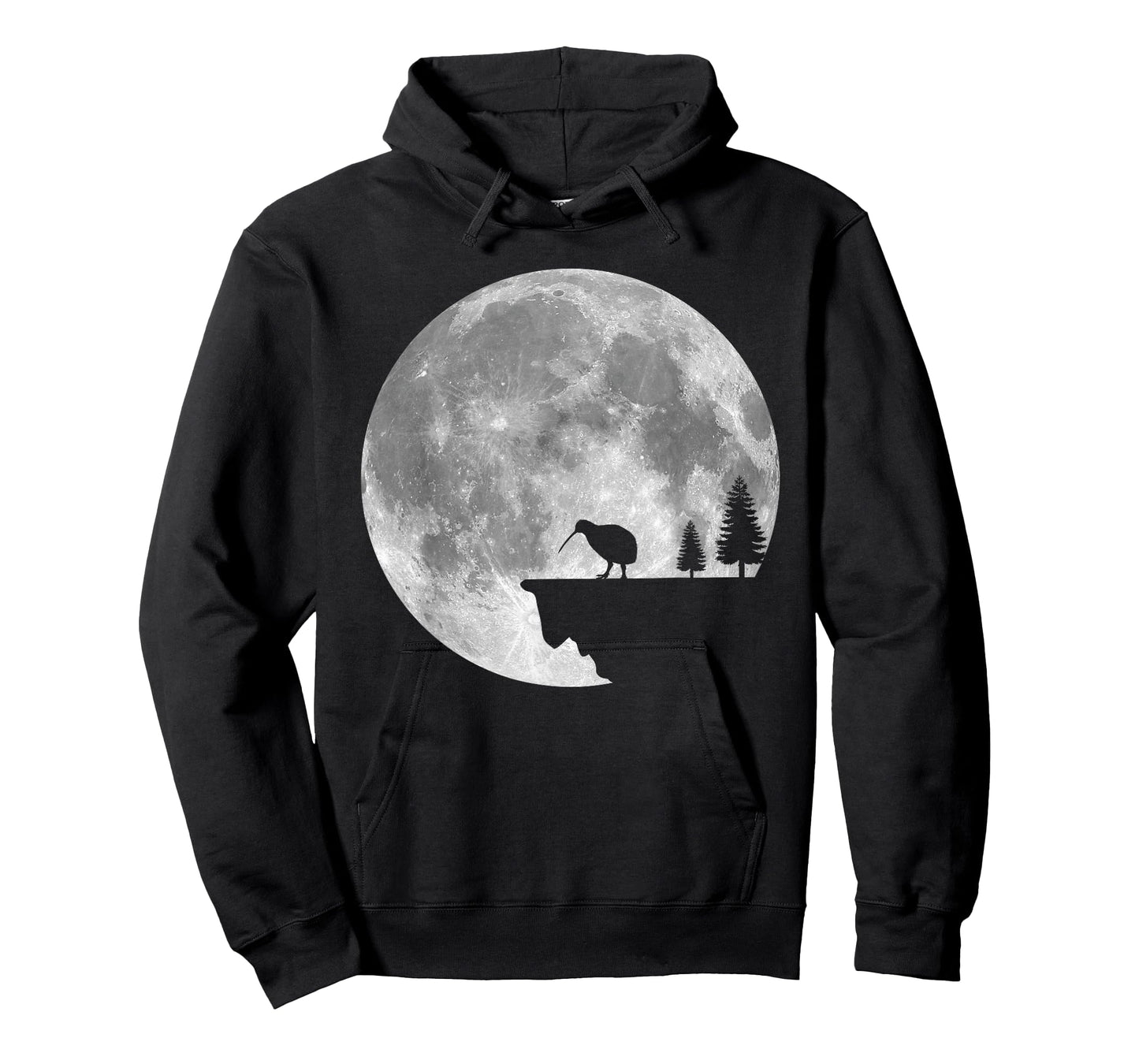 Great Kiwi Bird Moon Design Nature Kiwis T-Shirt