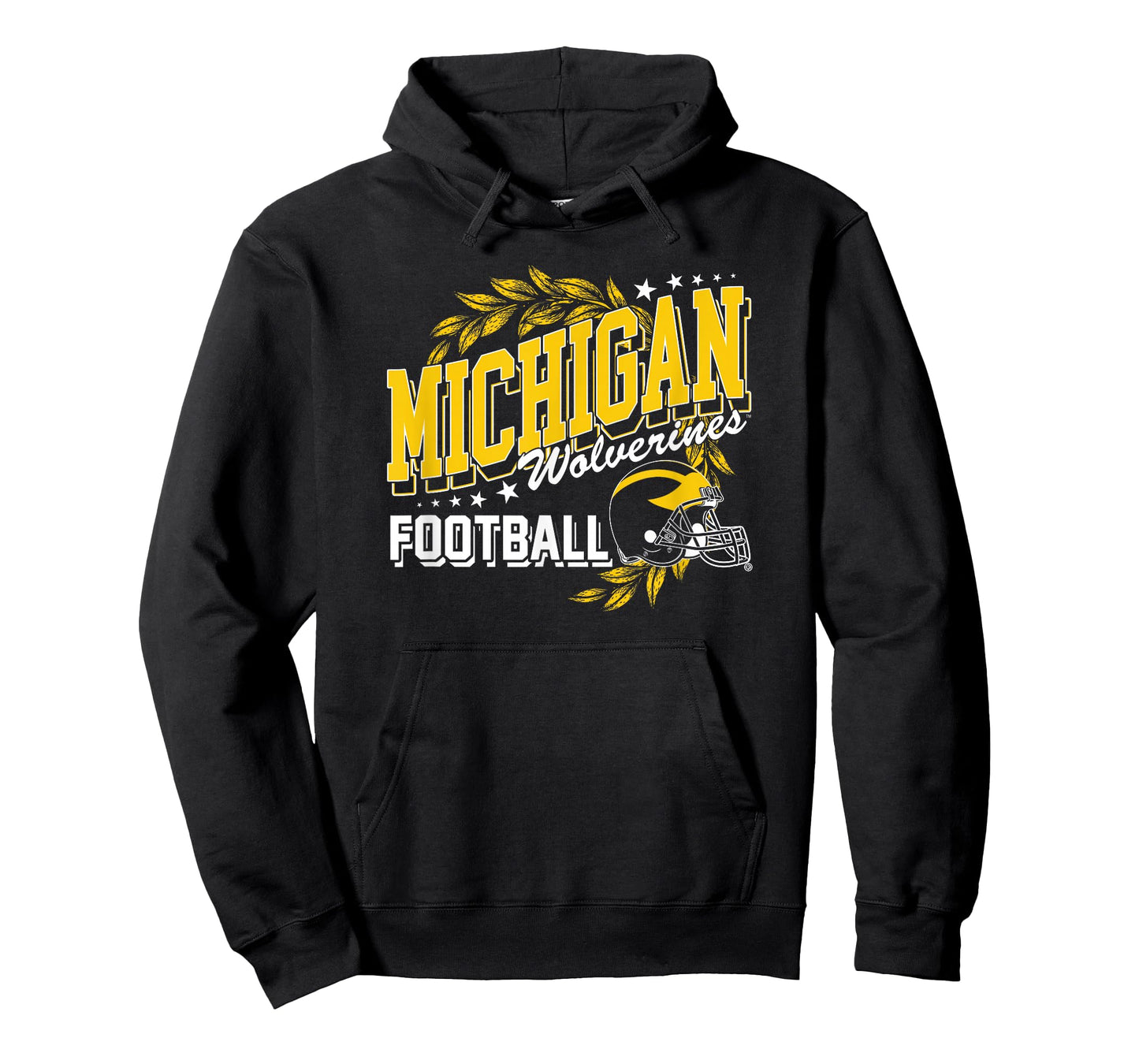 University of Michigan Wolverines U of M Football Laurels T-Shirt