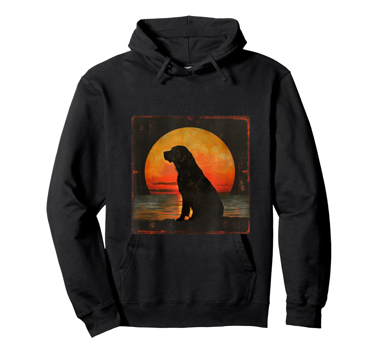 Vintage Sunset Labrador Retriever T-Shirt