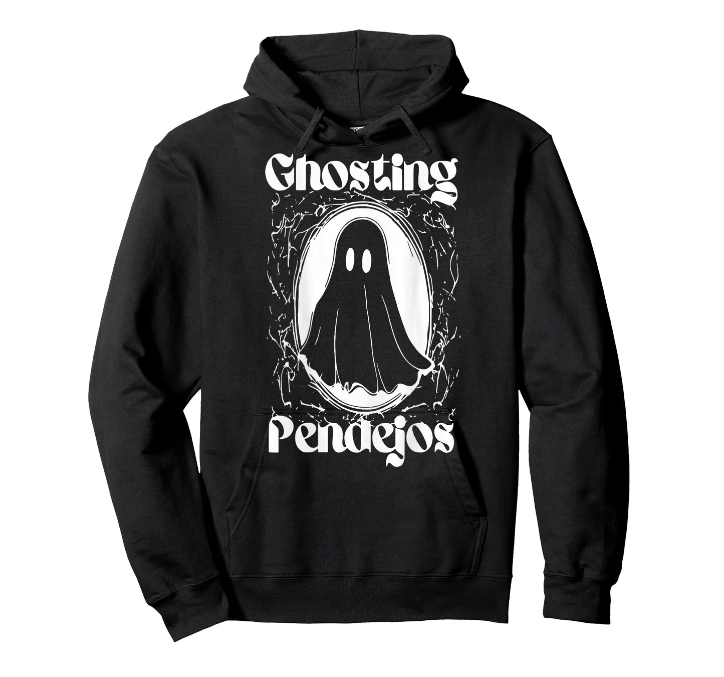 Funny Mexican Ghost Halloween Ghosting Pendejos ON BACK T-Shirt