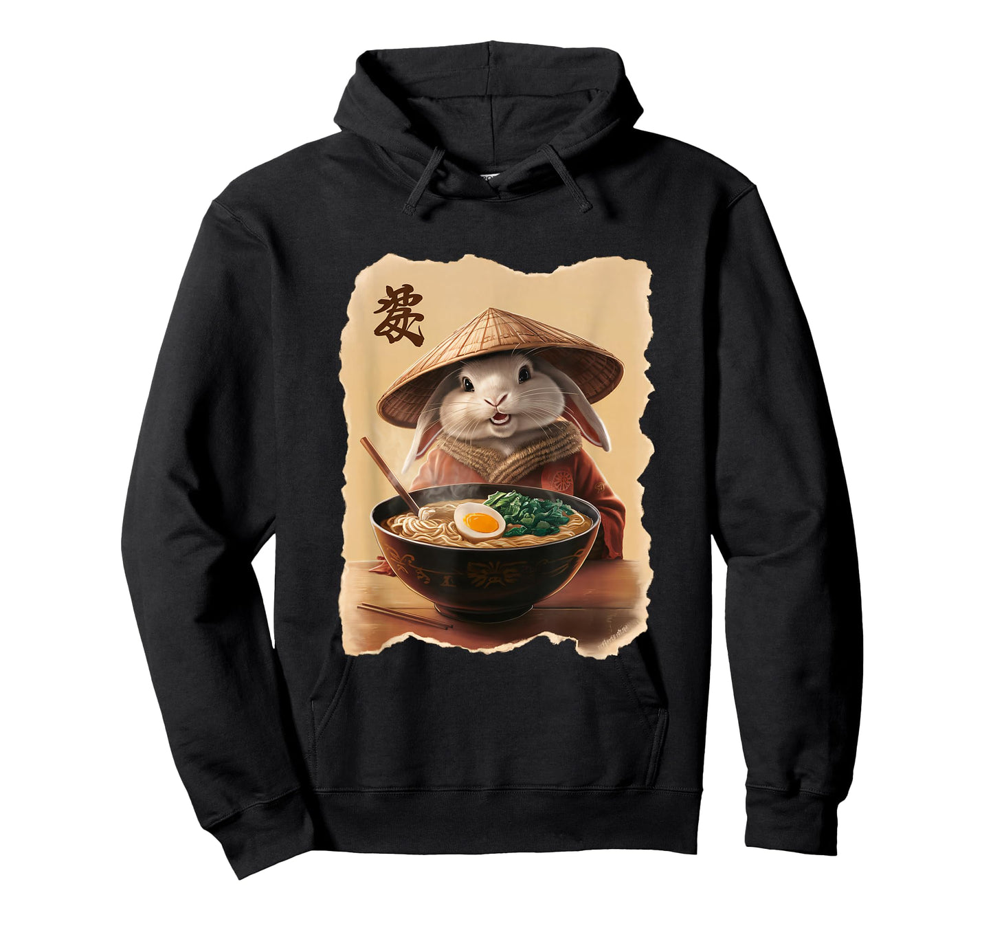 Bunny Men Woman Kawaii Eating Ramen Japanese Rabbit T-Shirt