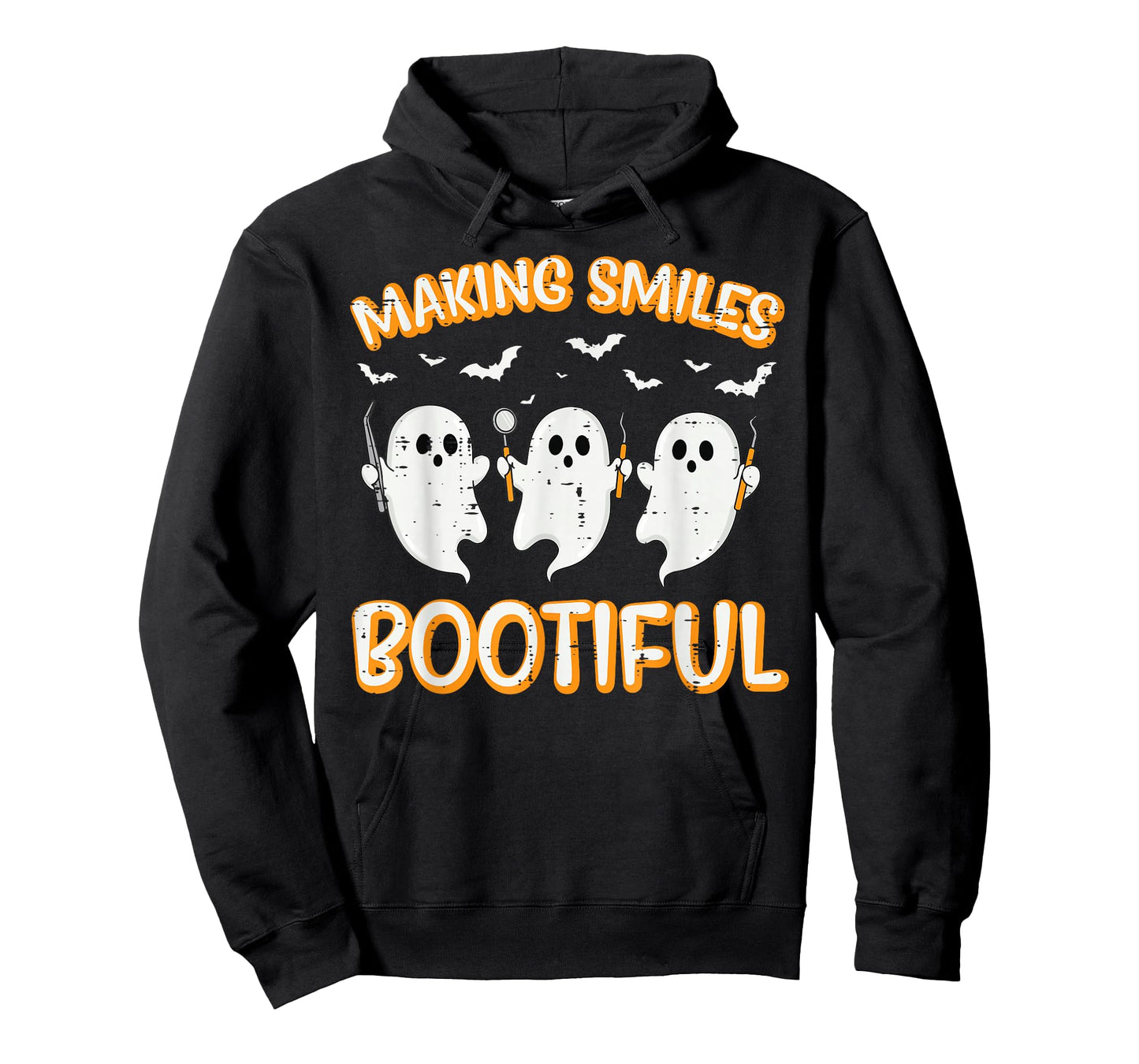 Halloween Dentist Smiles Bootiful Ghost Dental Costume Men T-Shirt
