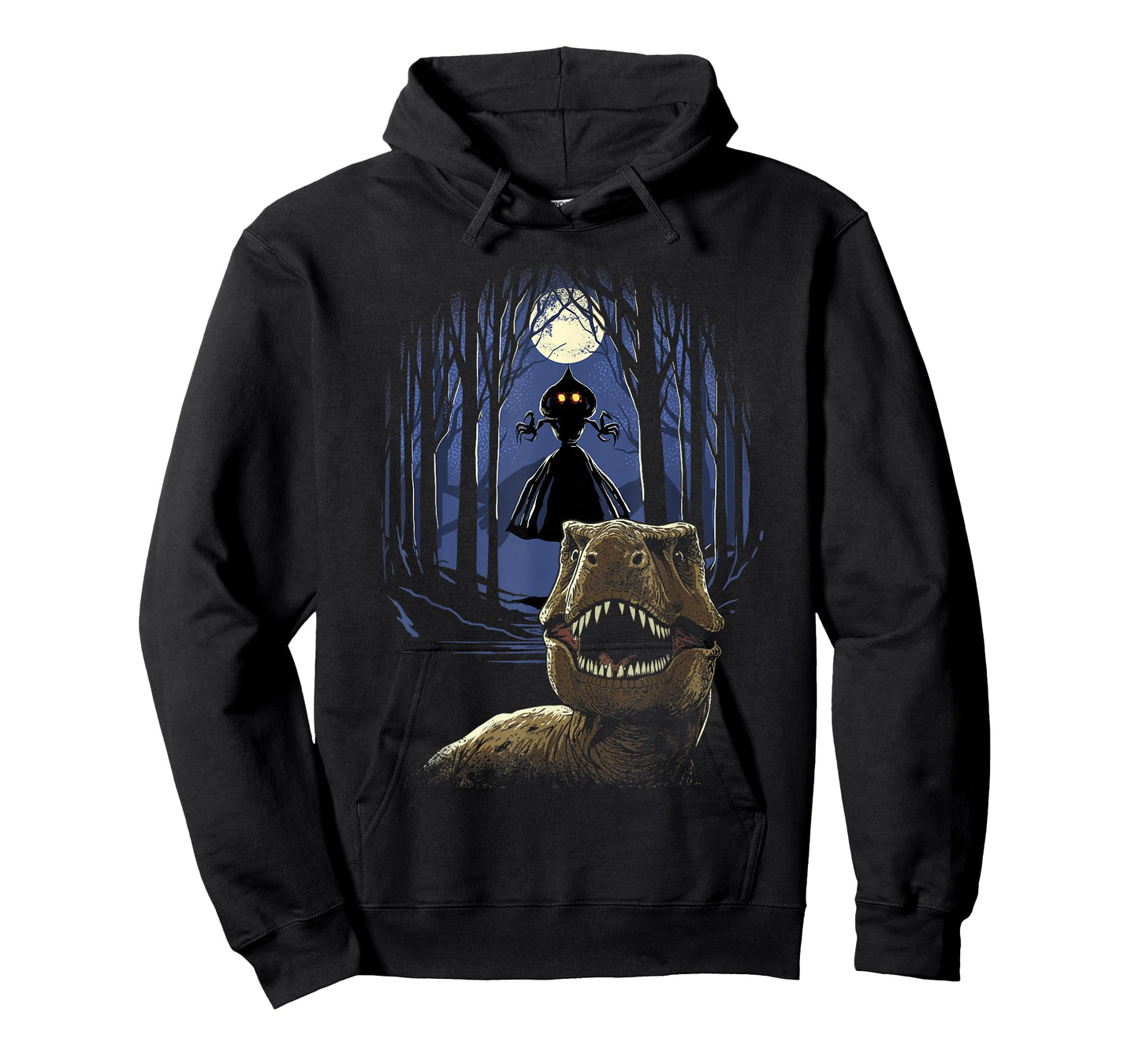 Scared Dinosaur Selfie Dinosaur Flatwoods Monster Cryptid T-Shirt