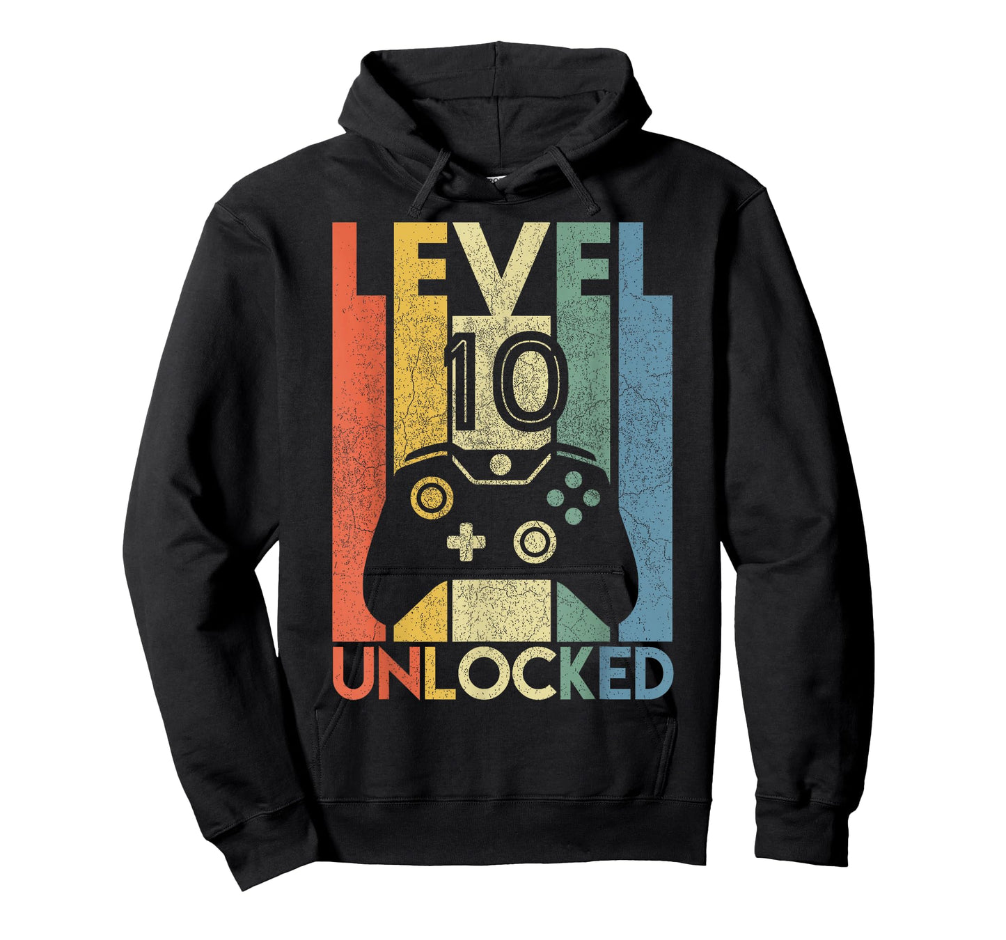 Level 10 Unlocked Shirt Funny Video Gamer 10th Birthday Gift T-Shirt