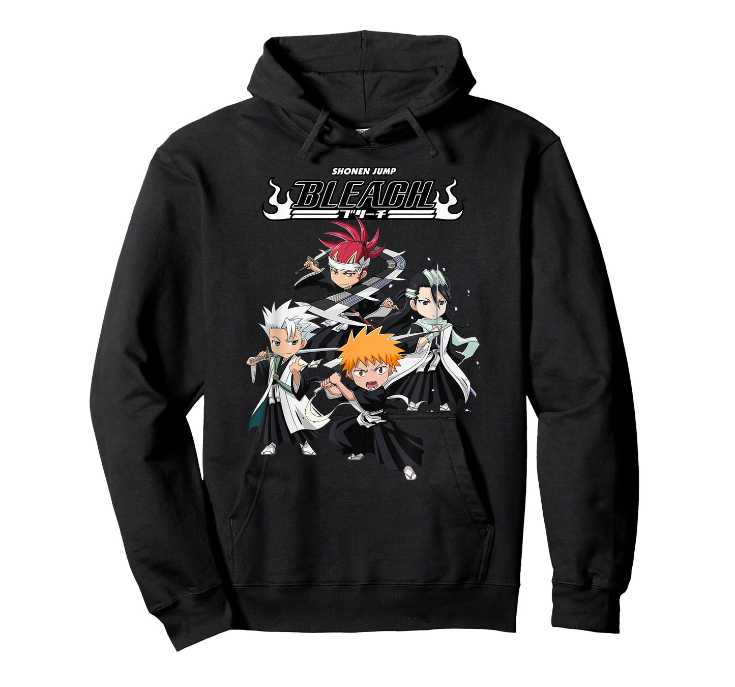 Bleach Super Group Chibi Fight Pose Anime T-Shirt