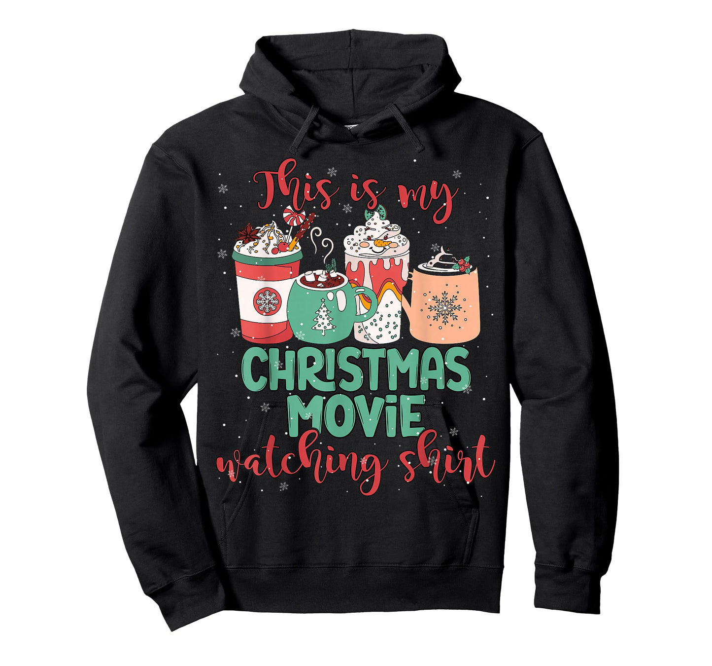 This Is My Christmas Movie Watching Shirt Christmas Movie T-Shirt