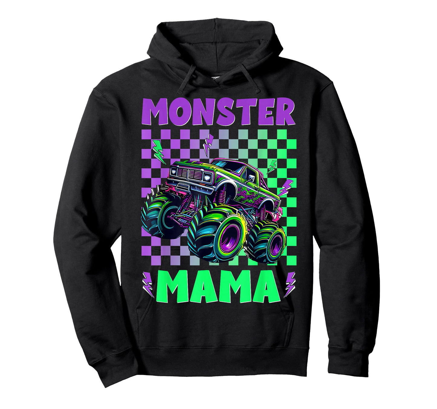 Monster Truck Mom Mama Of The Birthday Boy Family Matching T-Shirt