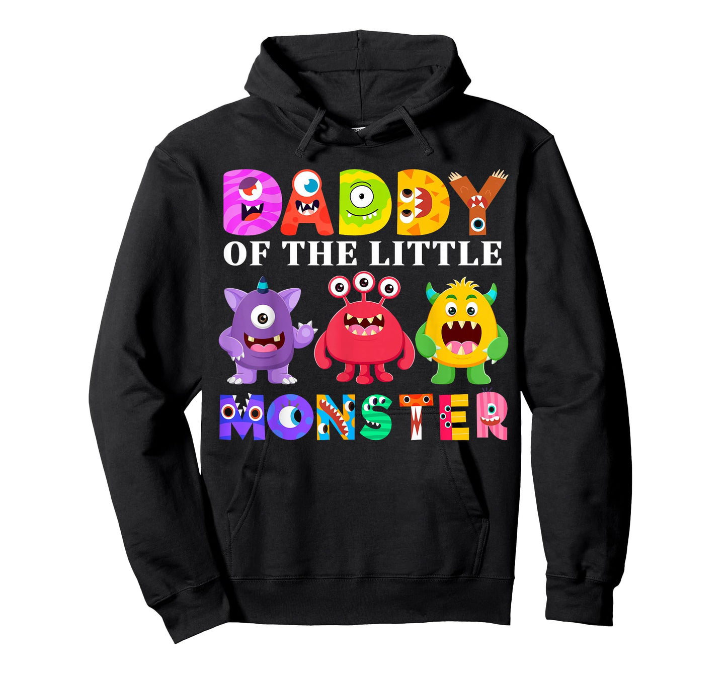 Daddy Of The Little Monster Birthday Party Family Monster T-Shirt