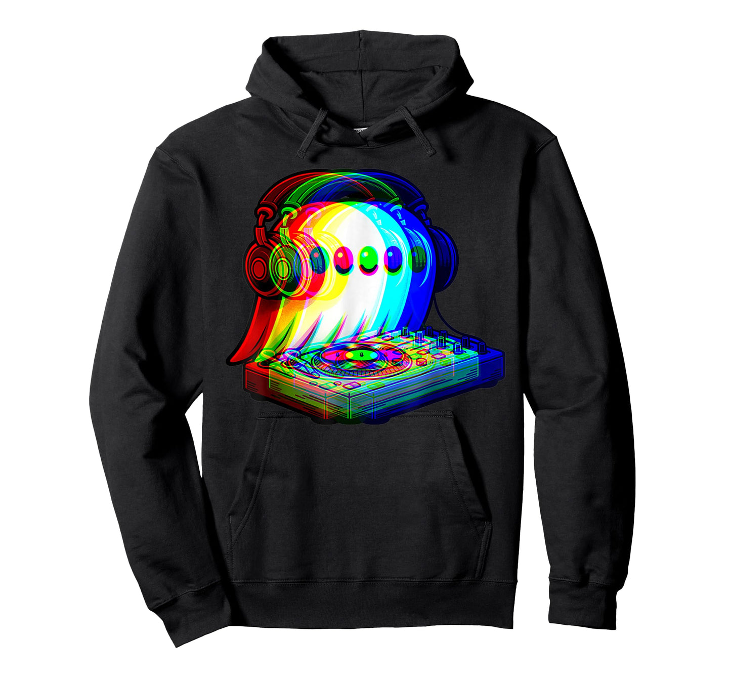 house music ghost Halloween Techno Rave Halloween Party T-Shirt