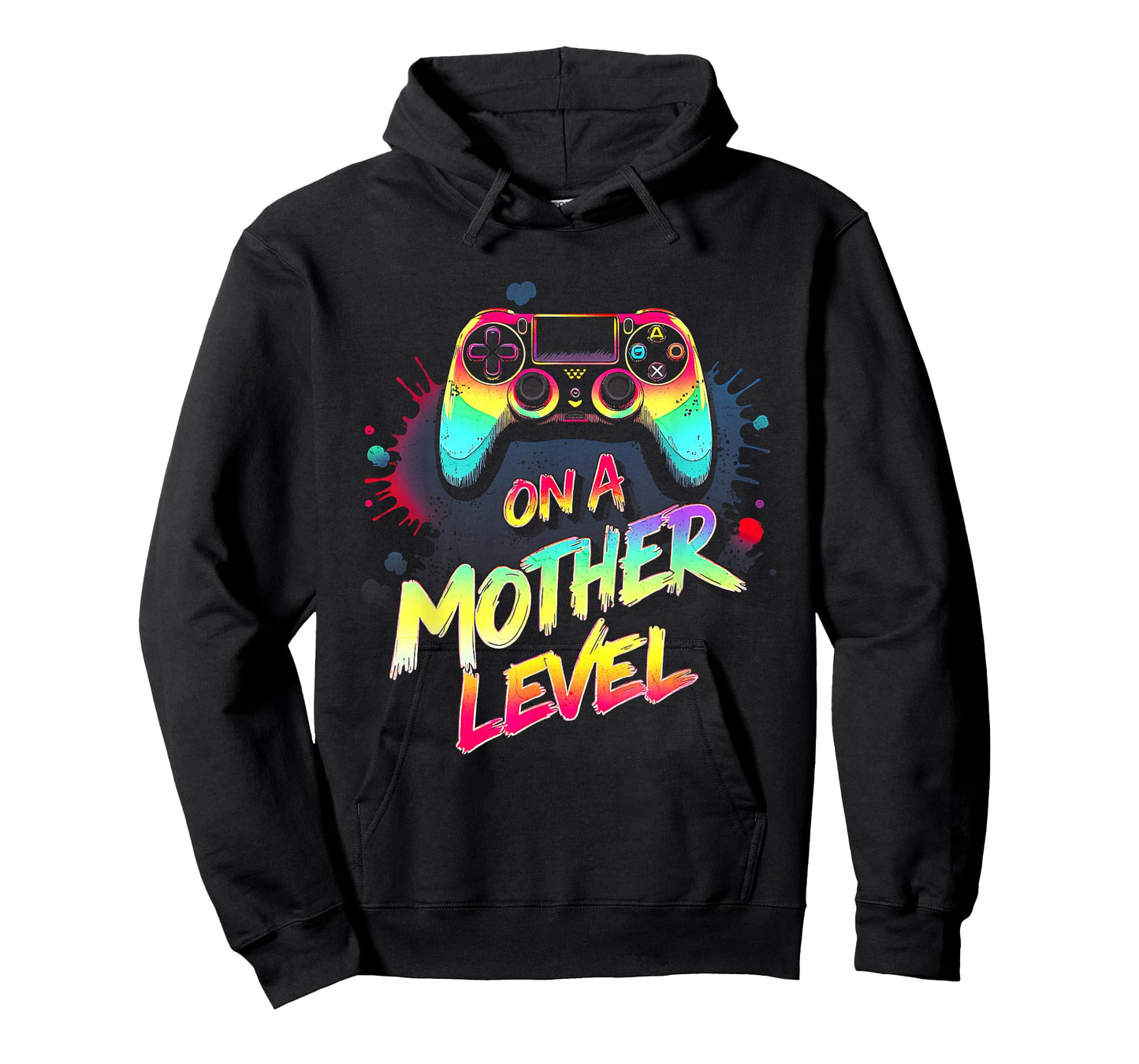 On A Mother Level Up Mothers Day Gamer Mom Retro Controller T-Shirt