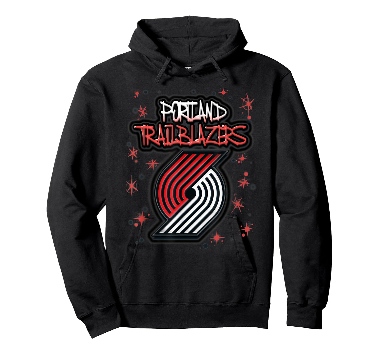 NBA Portland Trail Blazers Airbrush Logo T-Shirt