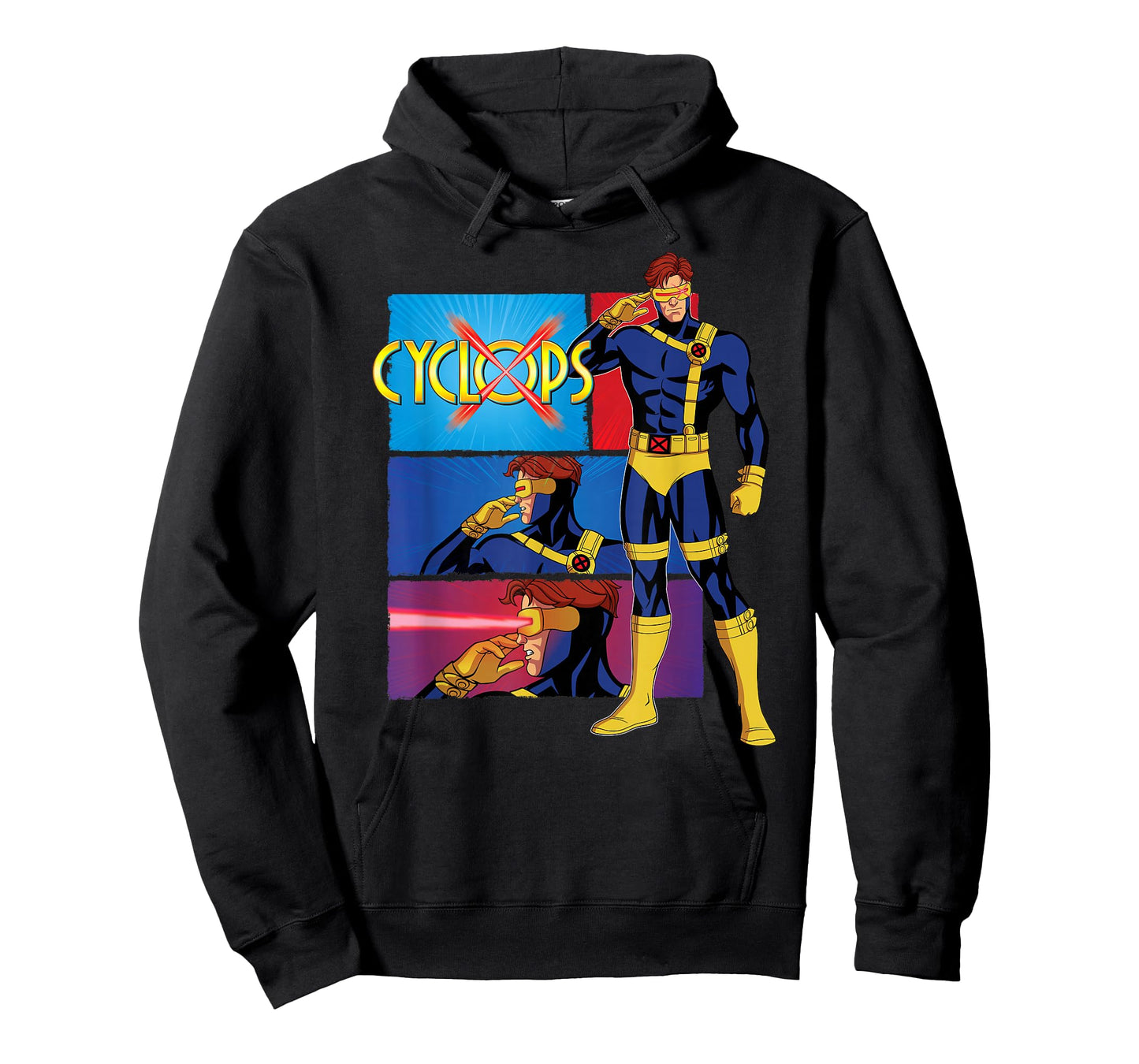 Marvel Studios X-Men ’97 Cyclops Optic Blast Action Panels T-Shirt