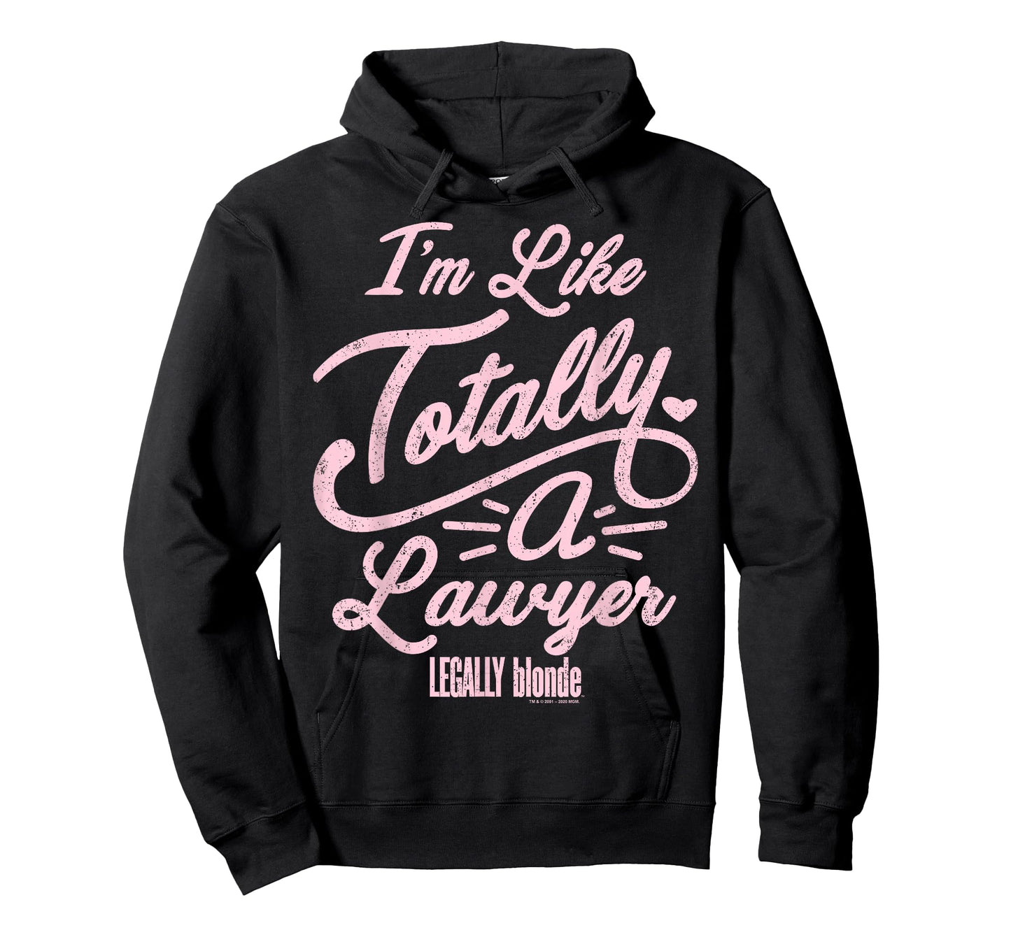 Legally Blonde I'm Like Totally A Lawyer Quote T-Shirt Small