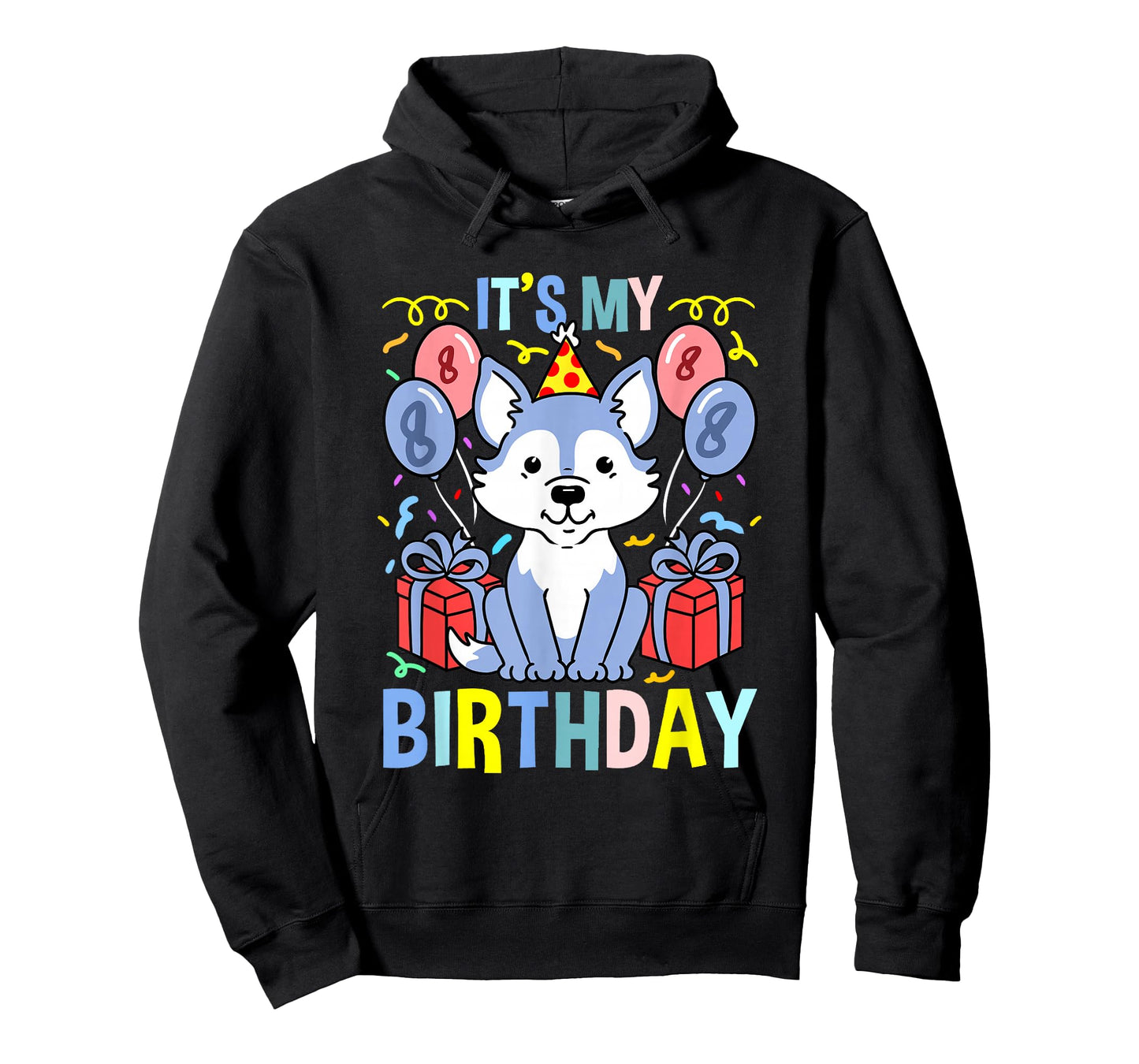 Its My 8th Birthday Wolf T-Shirt