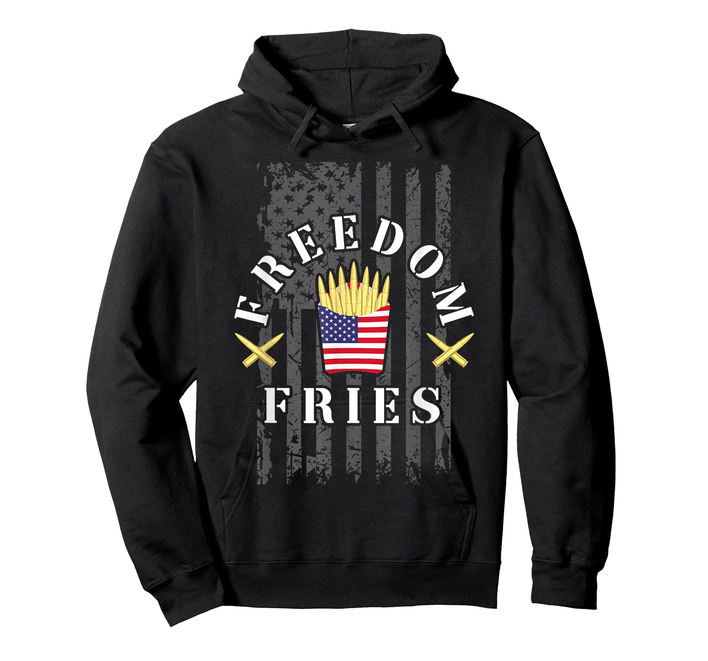 Funny Patriotic Freedom Fries 2nd Amendment Freedom Fries T-Shirt