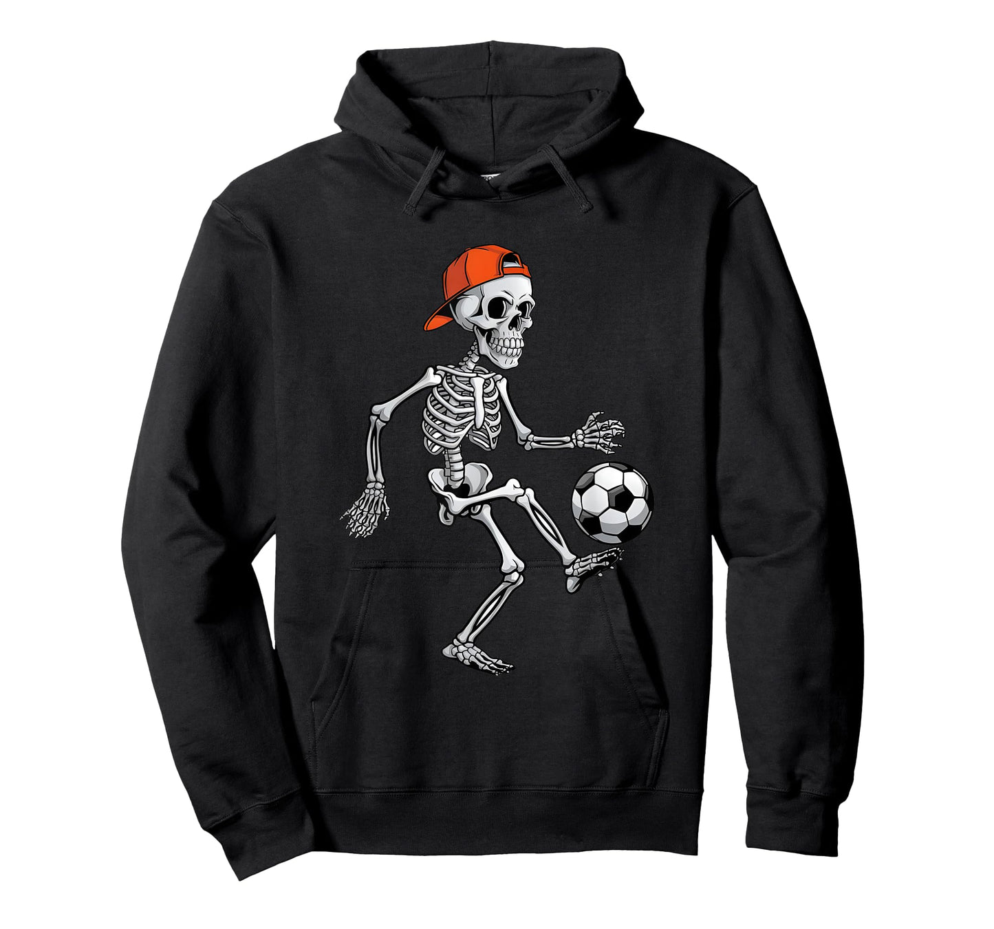 Skeleton Soccer Halloween Costume Funny Men Boys Kids T-Shirt