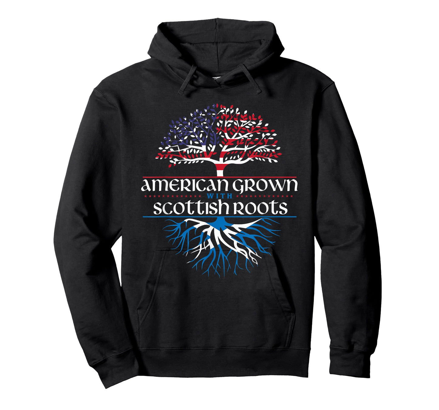 American Grown with Scottish Roots - Scotland Pride Heritage T-Shirt
