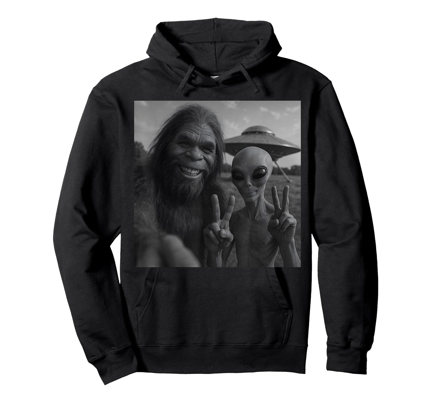 Funny Bigfoot Alien T-Shirt