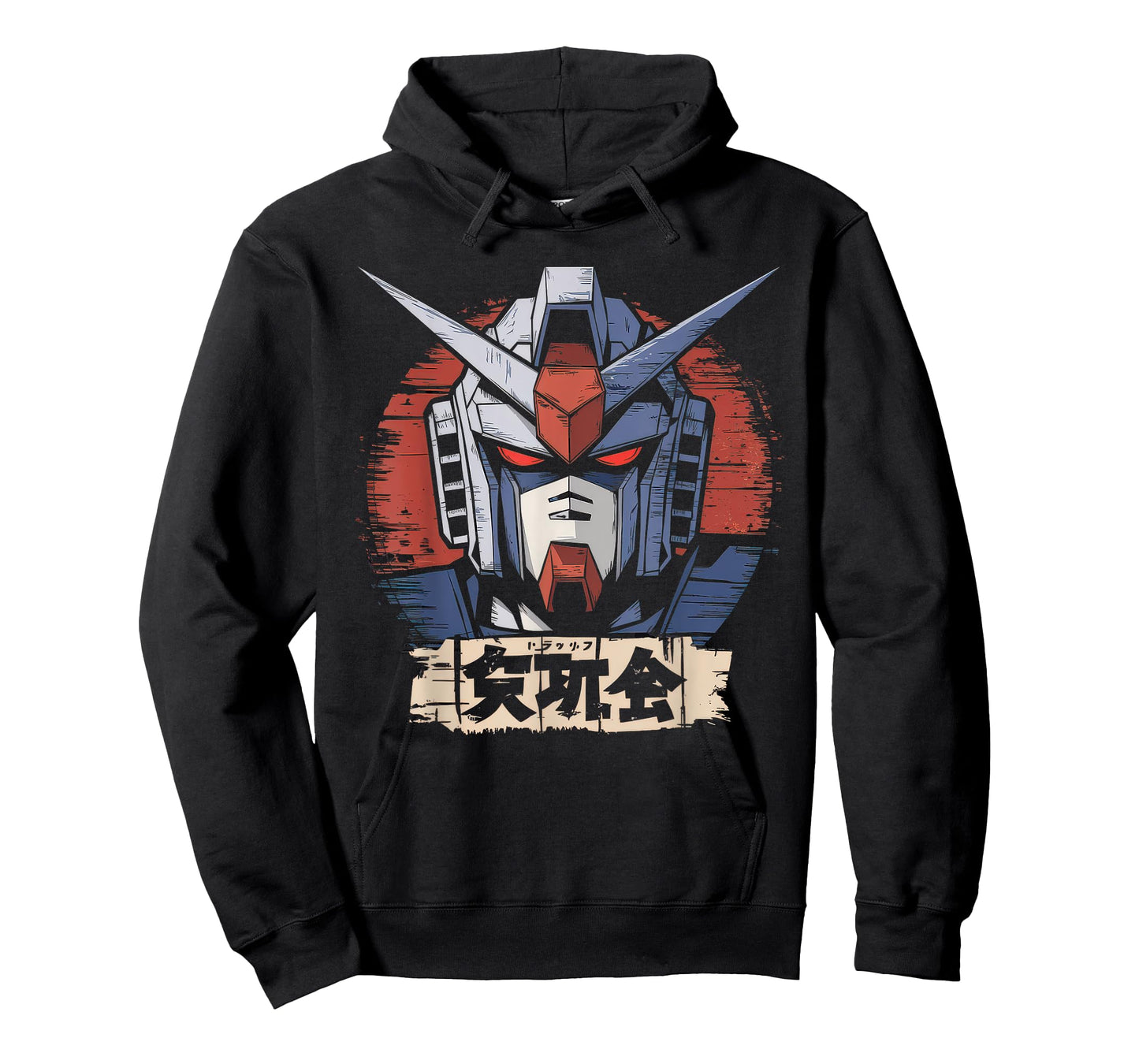 Mecha Tshirt Japanese Mecha Robot Head Anime Art Ukiyo-E T-Shirt