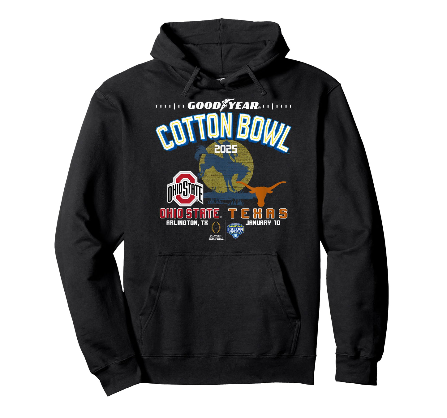 Ohio State vs Texas Cotton Bowl 2024-25 CFP Semifinal T-Shirt