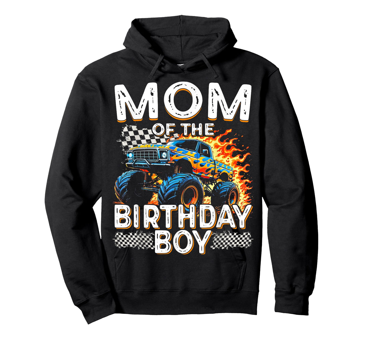 Mom of the Birthday Boy Funny Monster Truck Birthday T-Shirt