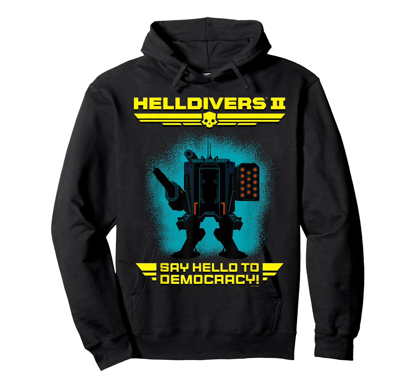 Helldivers 2 Sony Playstation Video Game Say Hello Democracy T-Shirt