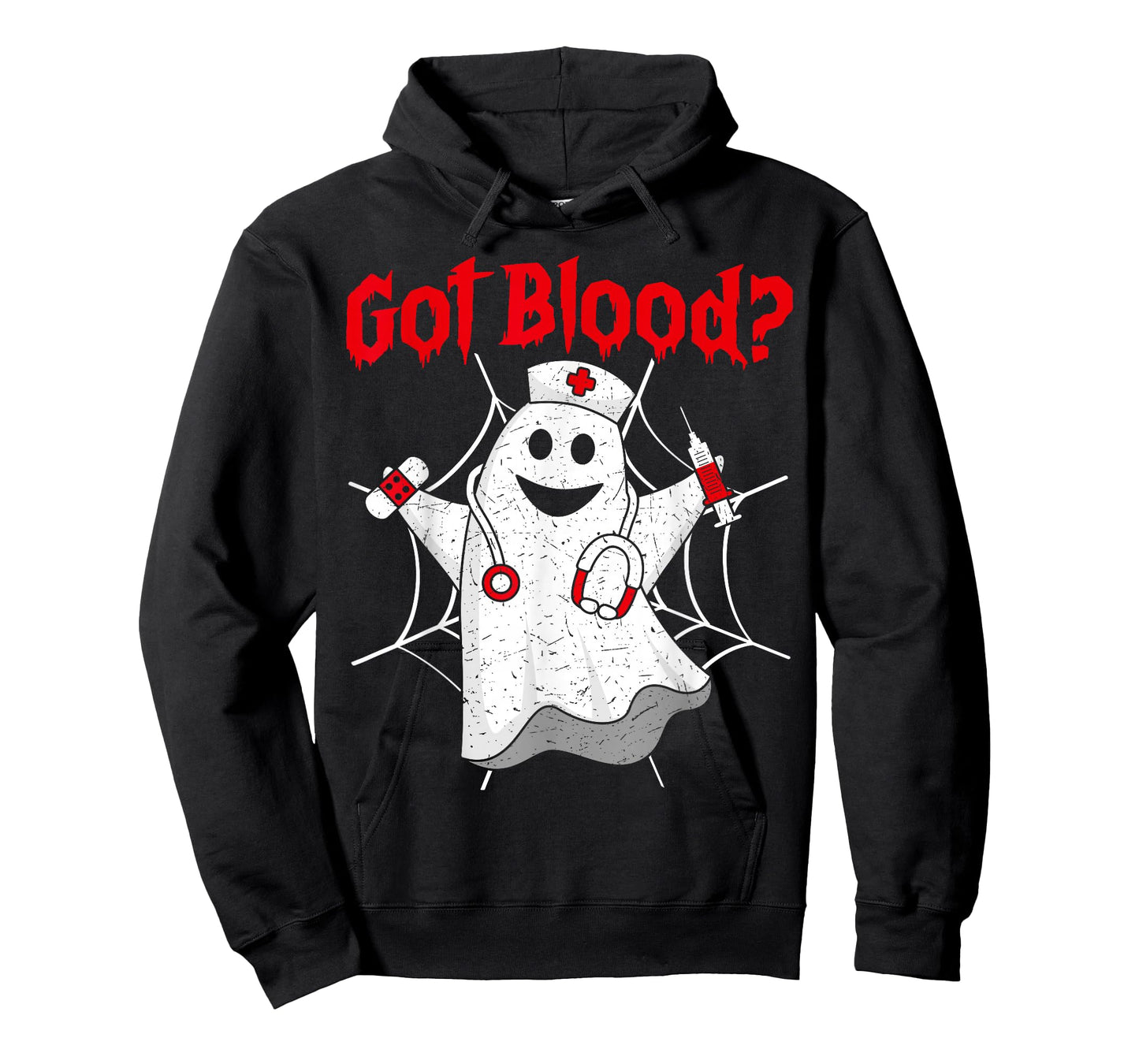 Halloween Ghost Funny Phlebotomist Phlebotomy Men Women T-Shirt