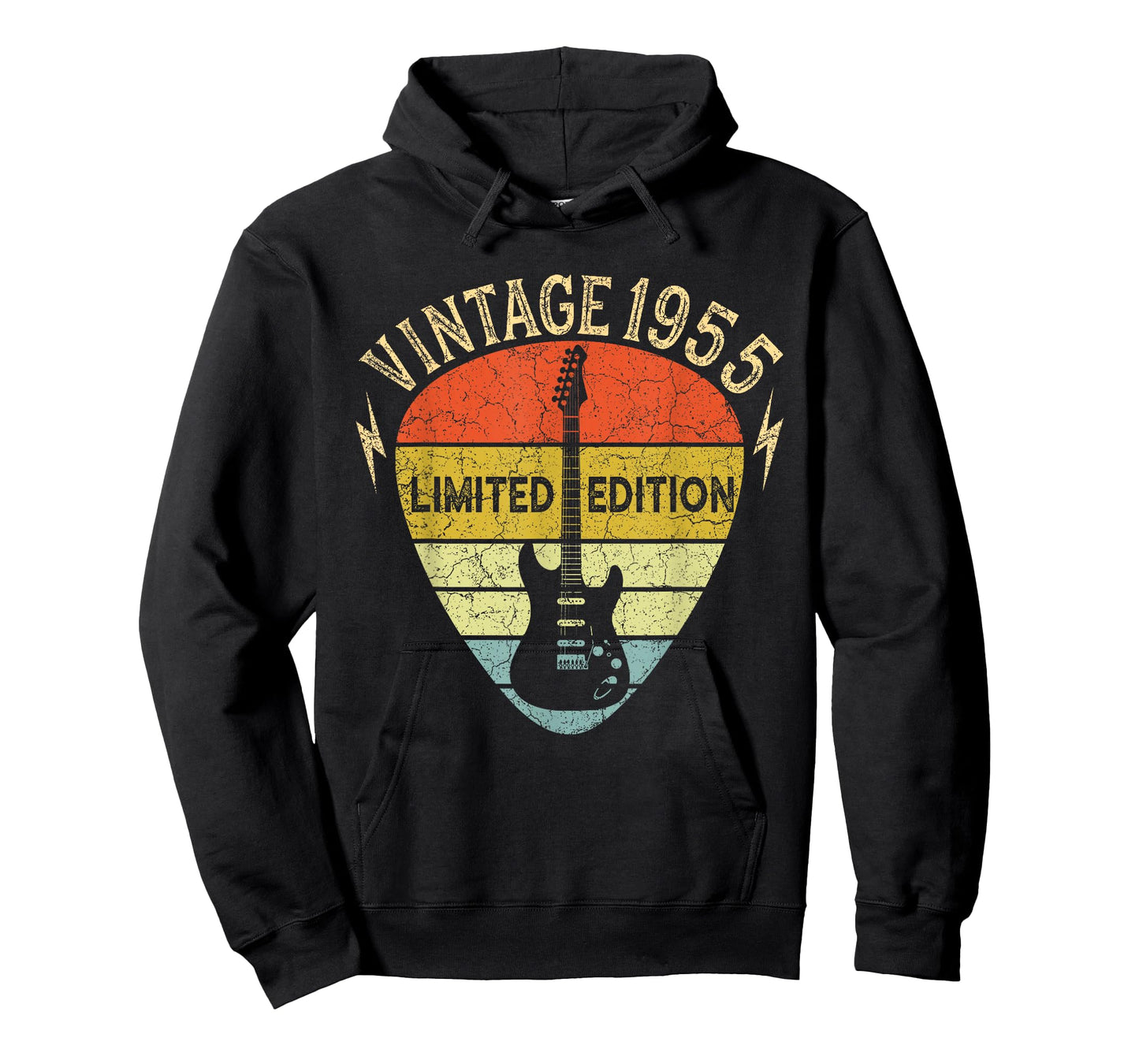 Guitar Lover 68 Years Old Gift, Vintage 1955 Limited Edition T-Shirt
