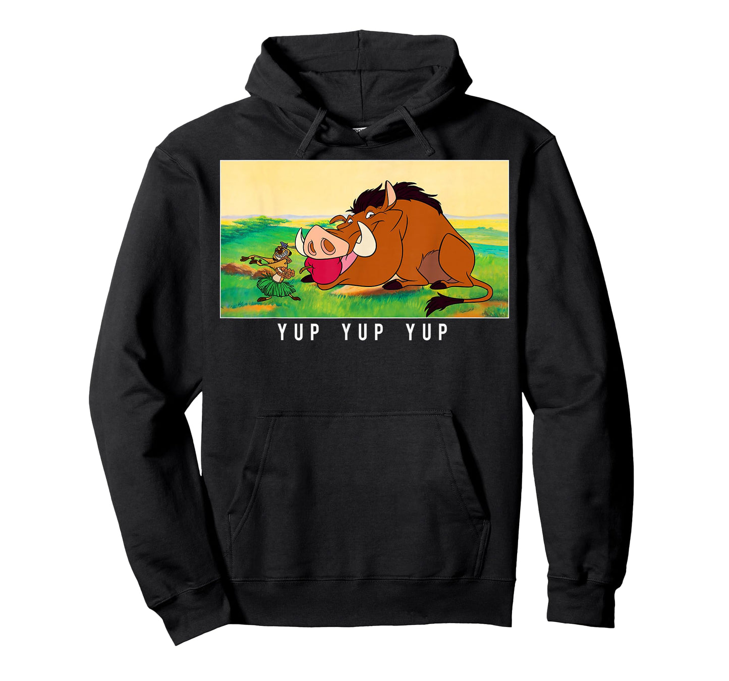 Disney Lion King Pumbaa Apple in Mouth Poster T-Shirt