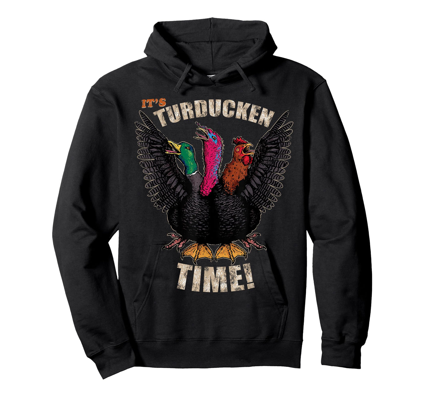 Thanksgiving Day Turkey Turducken Kaiju Monster Ugly Sweater T-Shirt