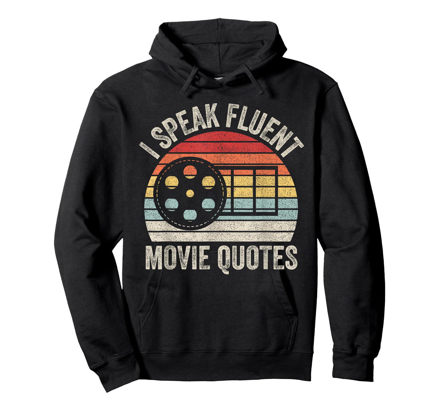 Vintage Retro I Speak Fluent Movie Quotes Movie Lover T-Shirt
