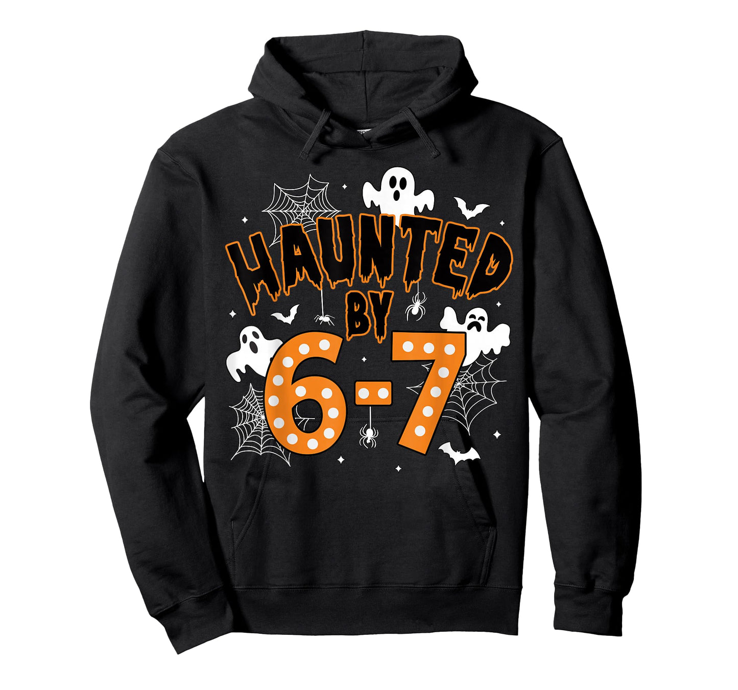 67 Meme Halloween Haunted- Funny Ghost and Pumpkin Halloween T-Shirt